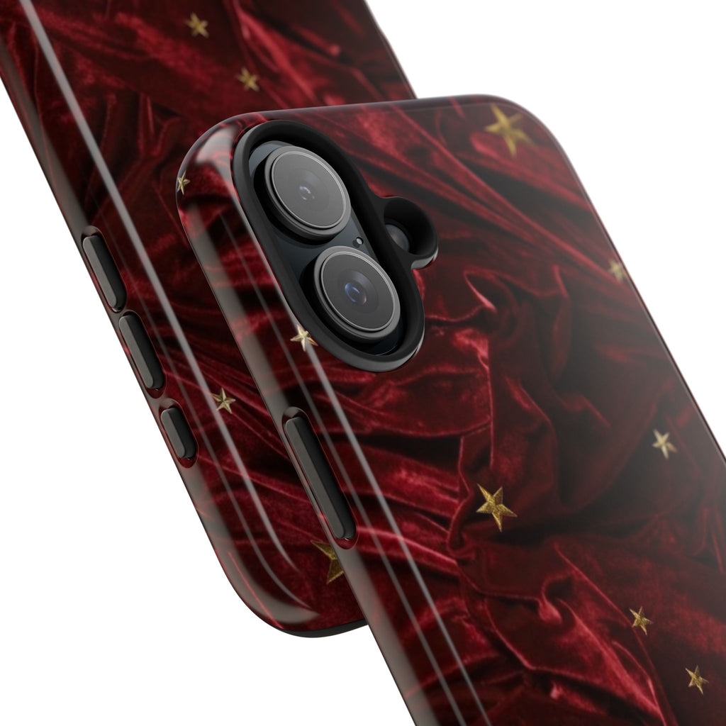 Holiday Velvet Star Tough Phone Case