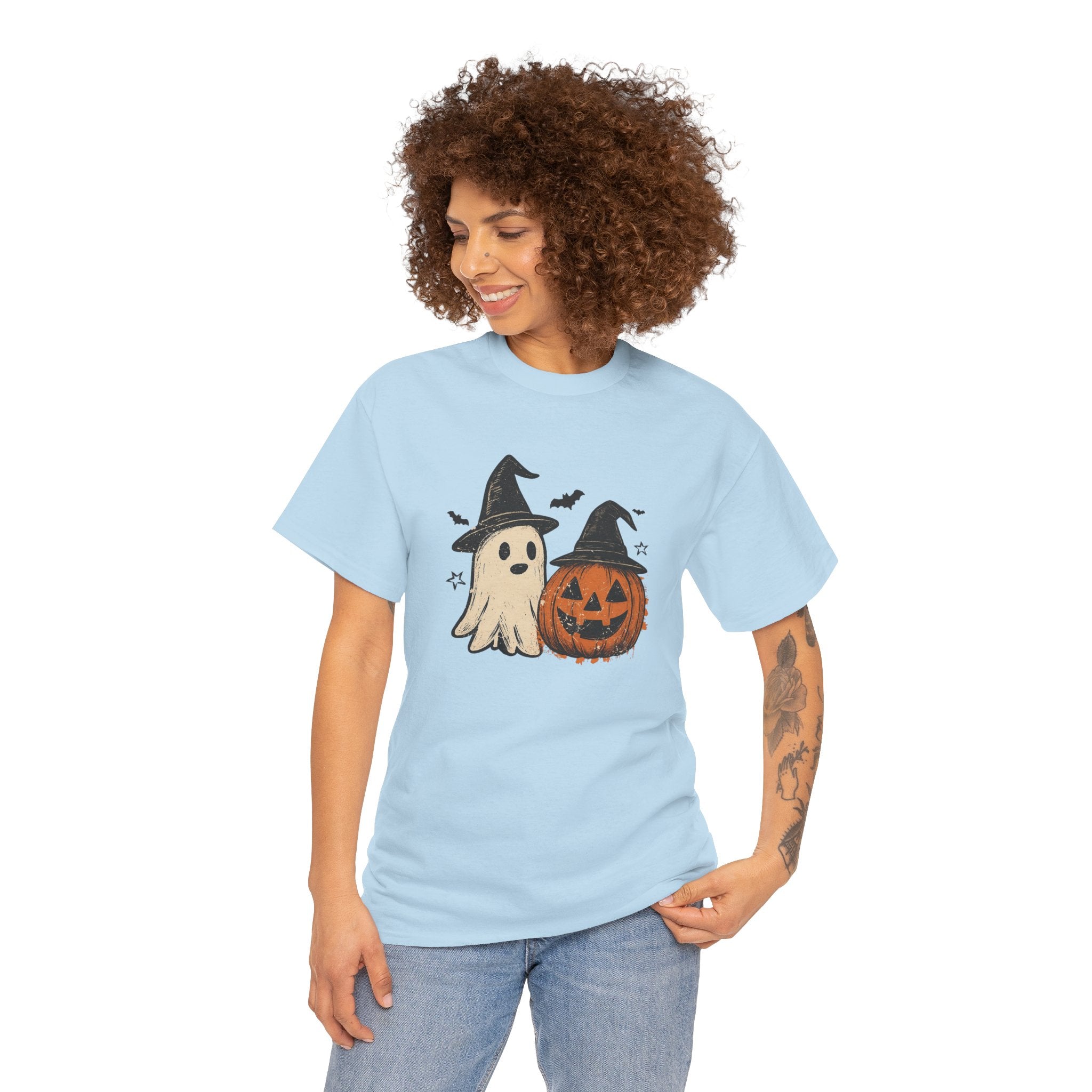 Halloween Ghost & Pumpkin Tee