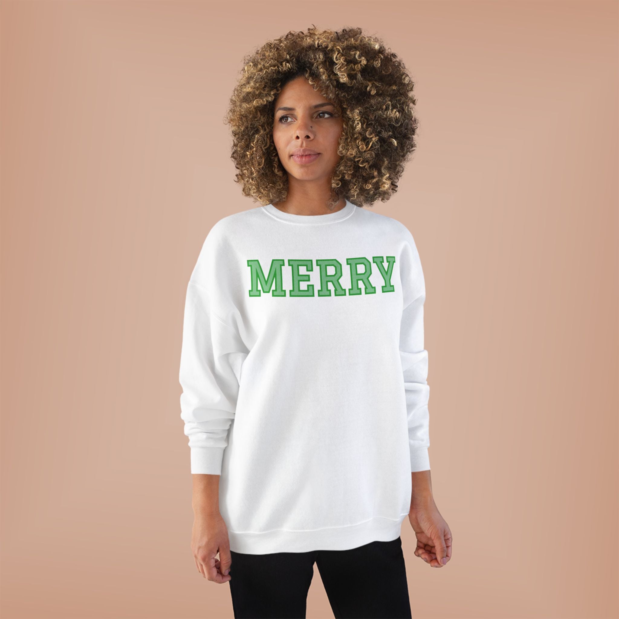 Merry Eco-Friendly Crewneck Sweatshirt