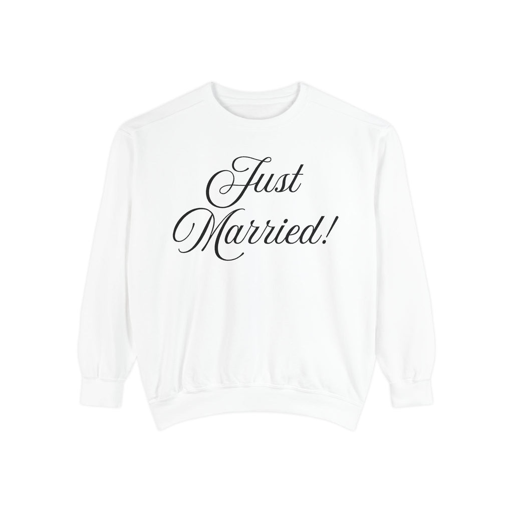 Just Married Comfort Crewneck Sweatshirt
