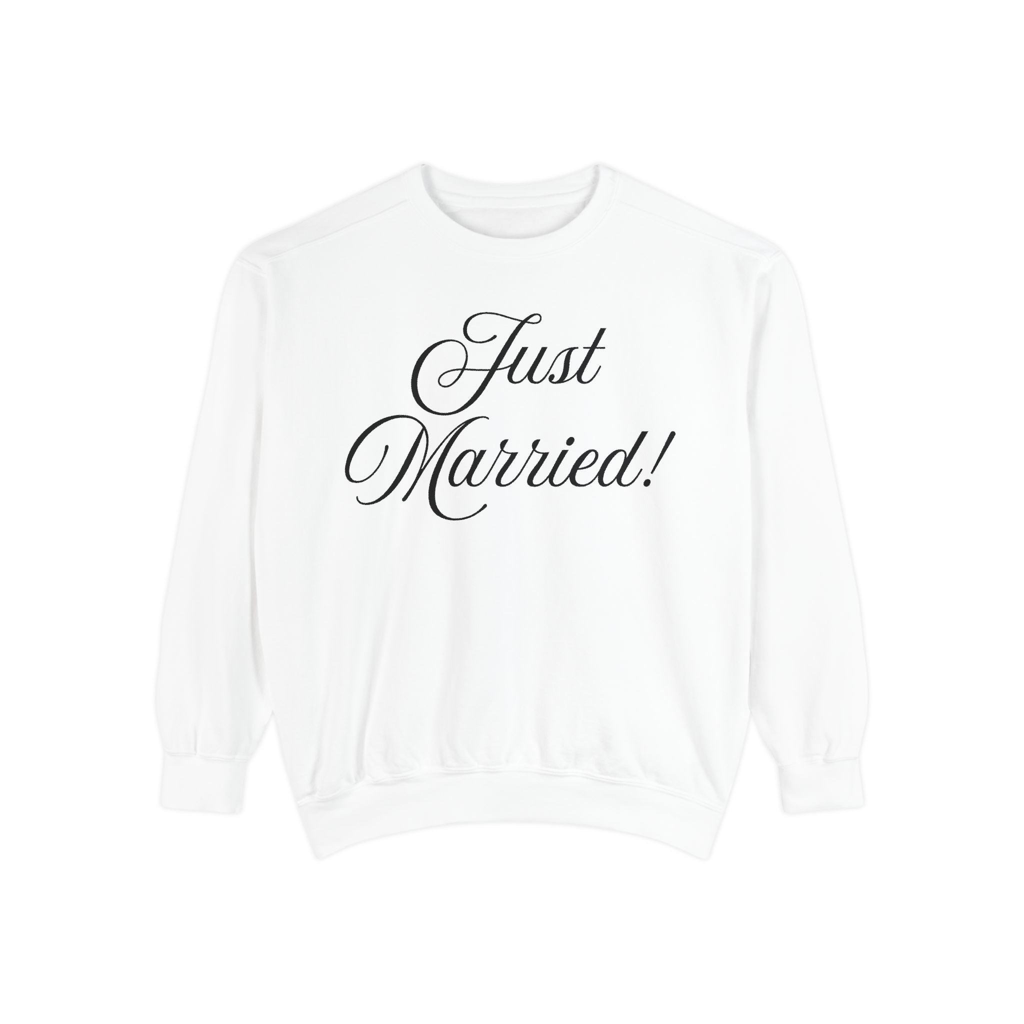 Just Married Comfort Crewneck Sweatshirt