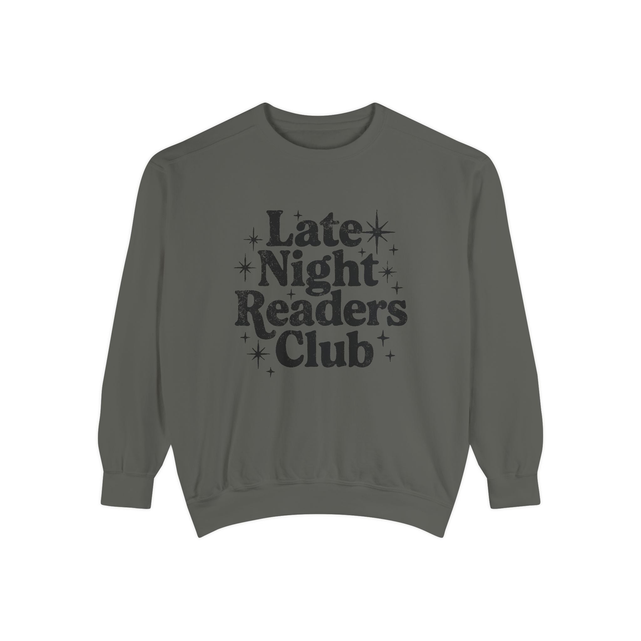 Late Night Readers Club Garment-Dyed Sweatshirt