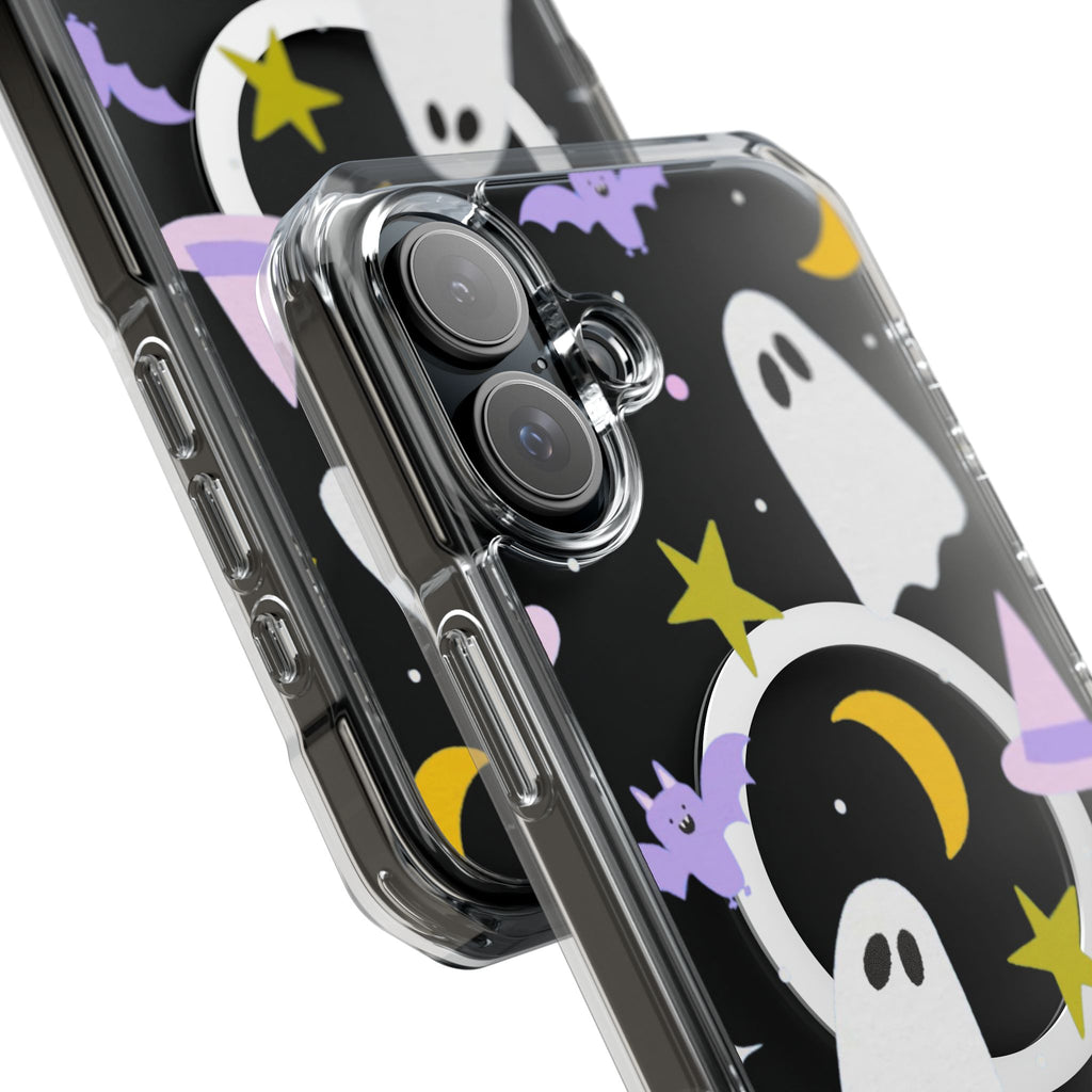 Ghost Transparent Background Magnetic Clear Impact Case