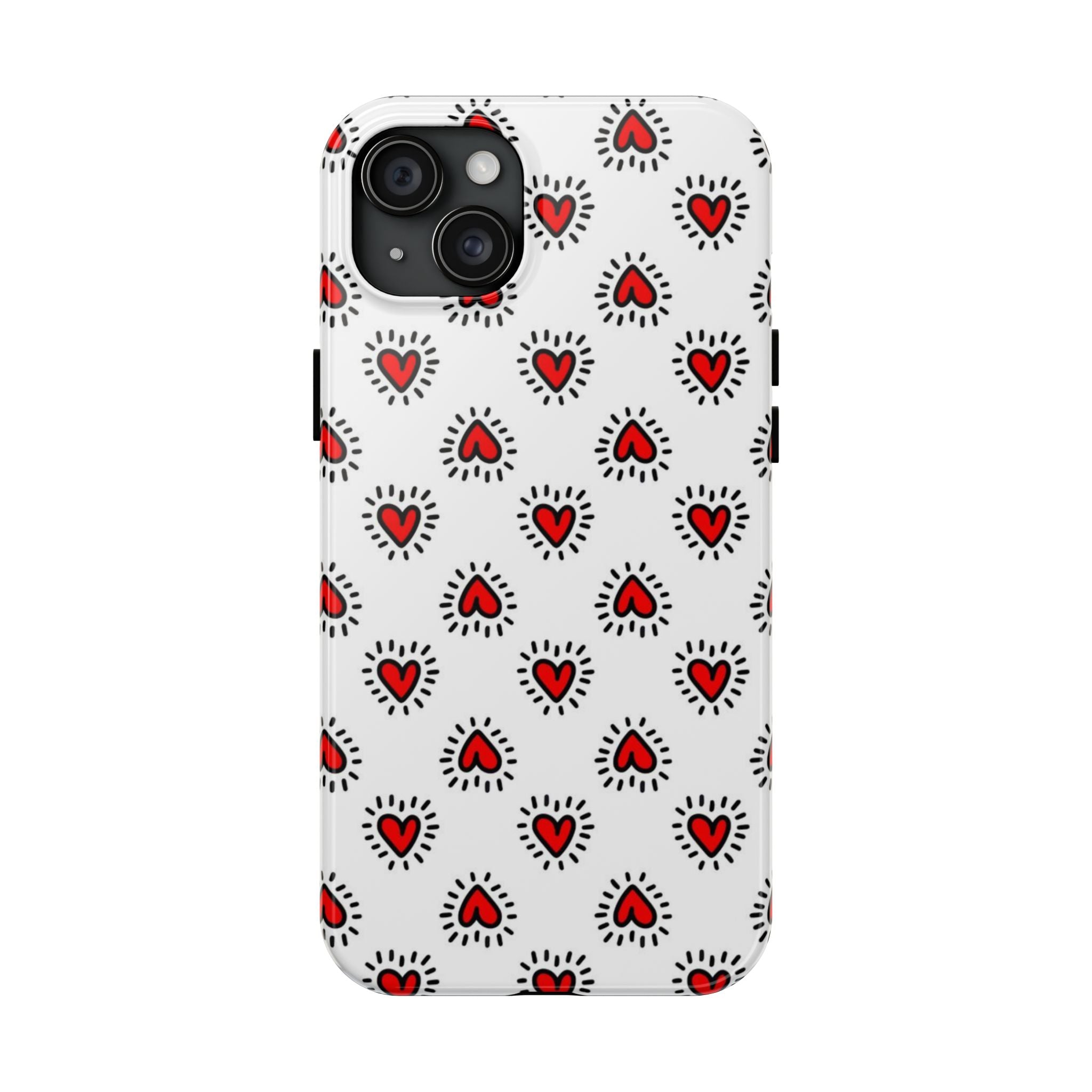 Heart Doodle Tough Phone Case