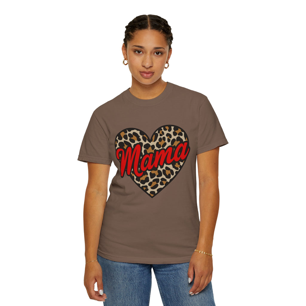 Leopard Heart Mama T-Shirt