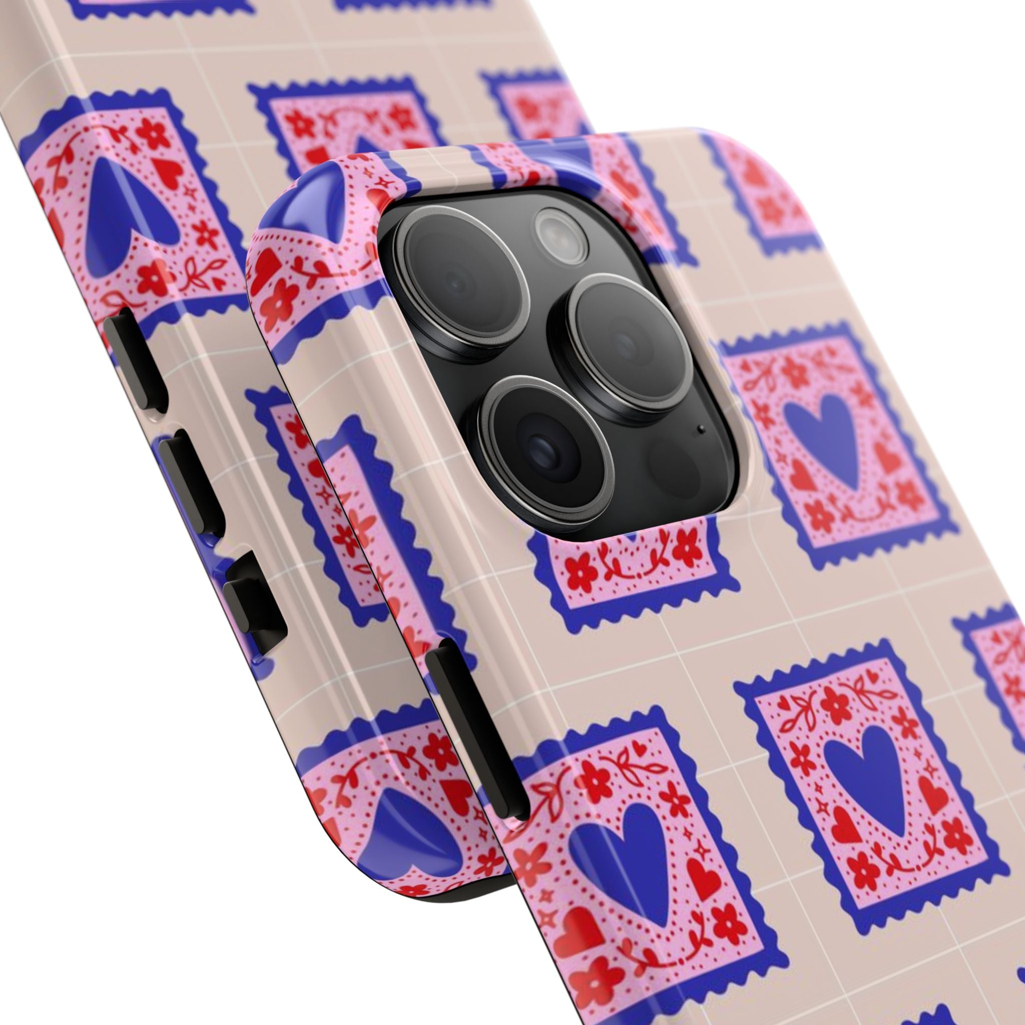 Heart Stamp Tough Phone Case