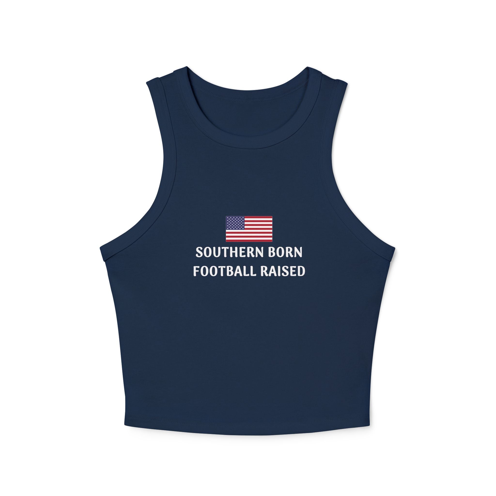 Patriotic Women's Racer Tank | Summer Fitness Top, 4th of July Workout Shirt, Casual Wear, Gift for Her, Outdoor Activities