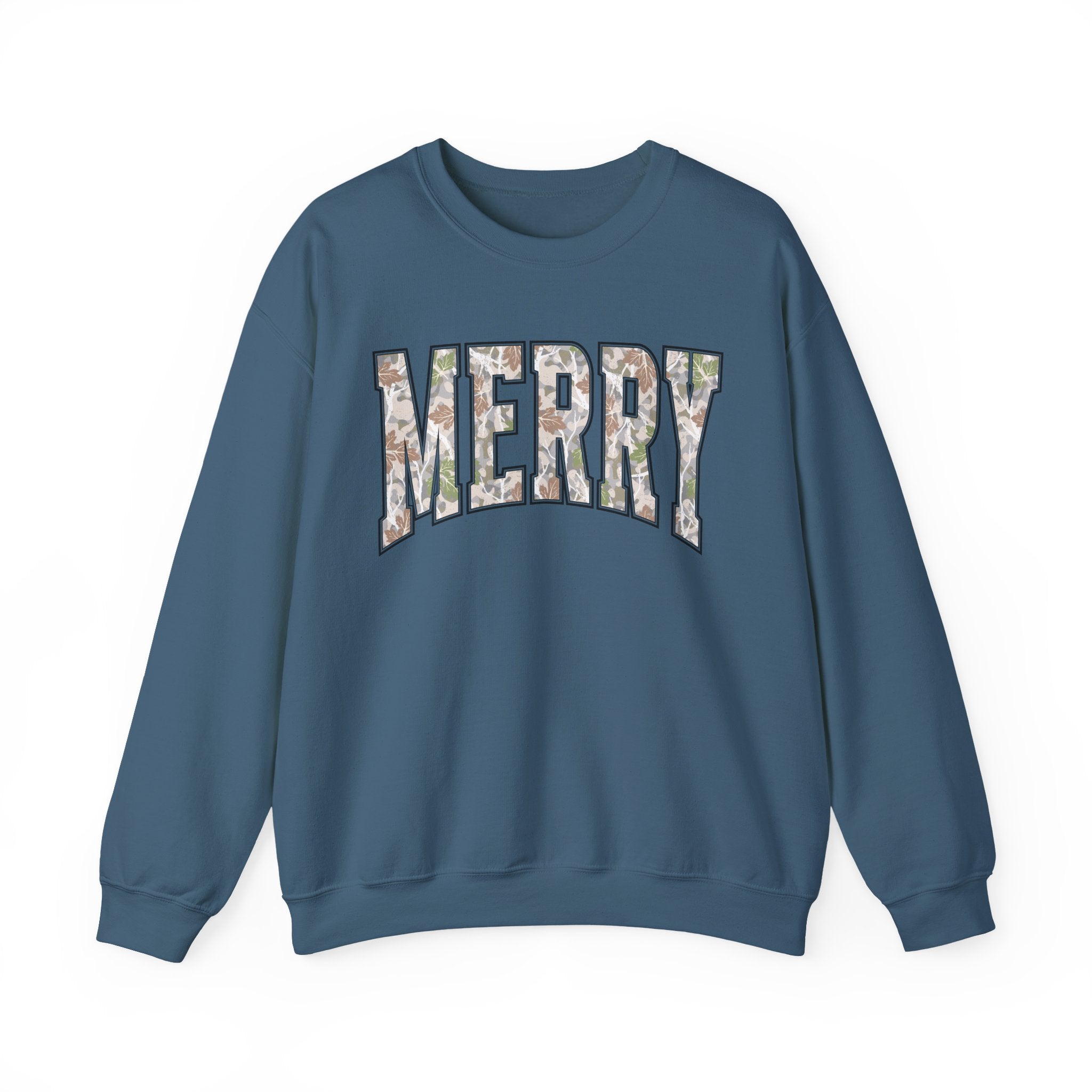 Merry Floral Crewneck Sweatshirt for the Holidays