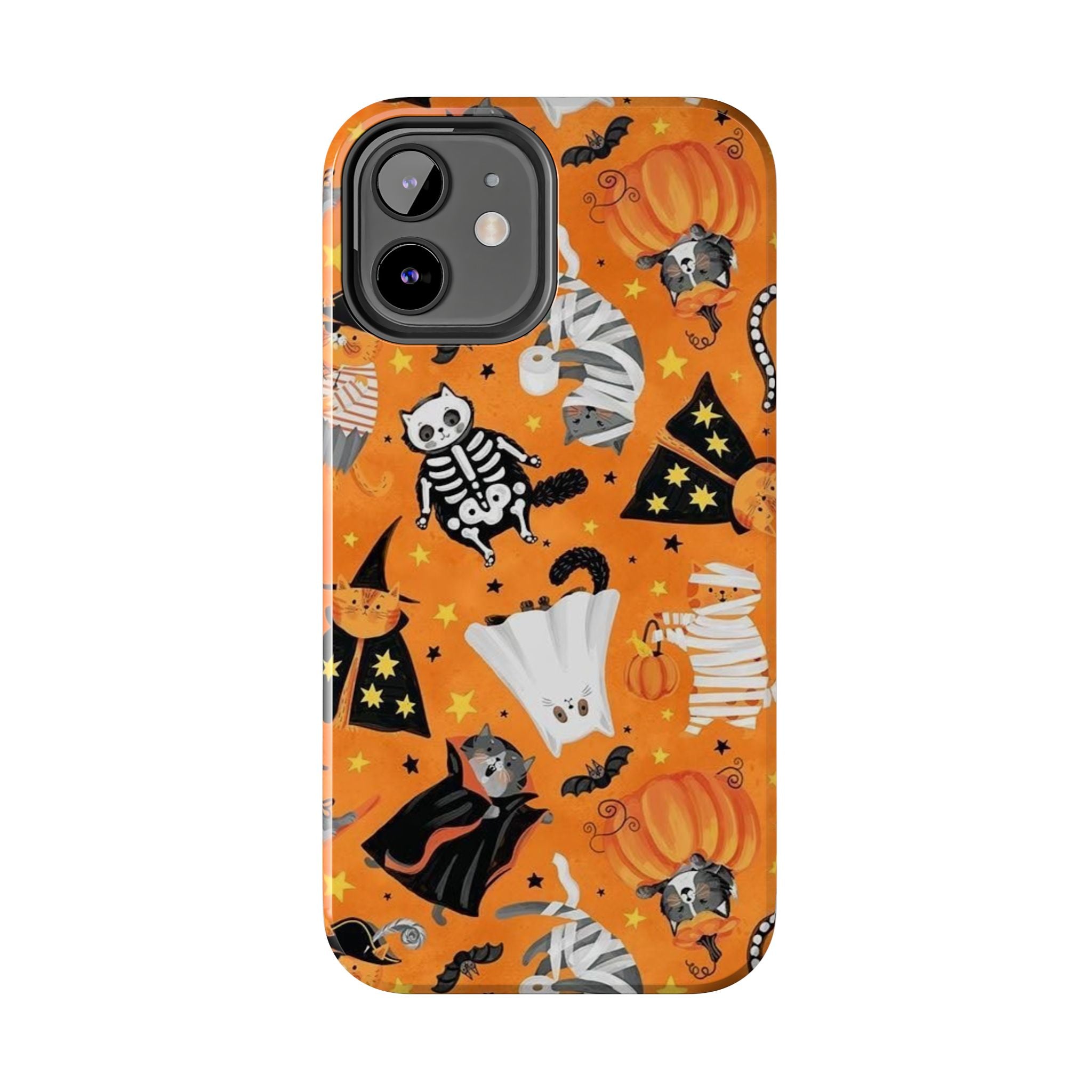 Spooky-Cat Halloween Tough Phone Case