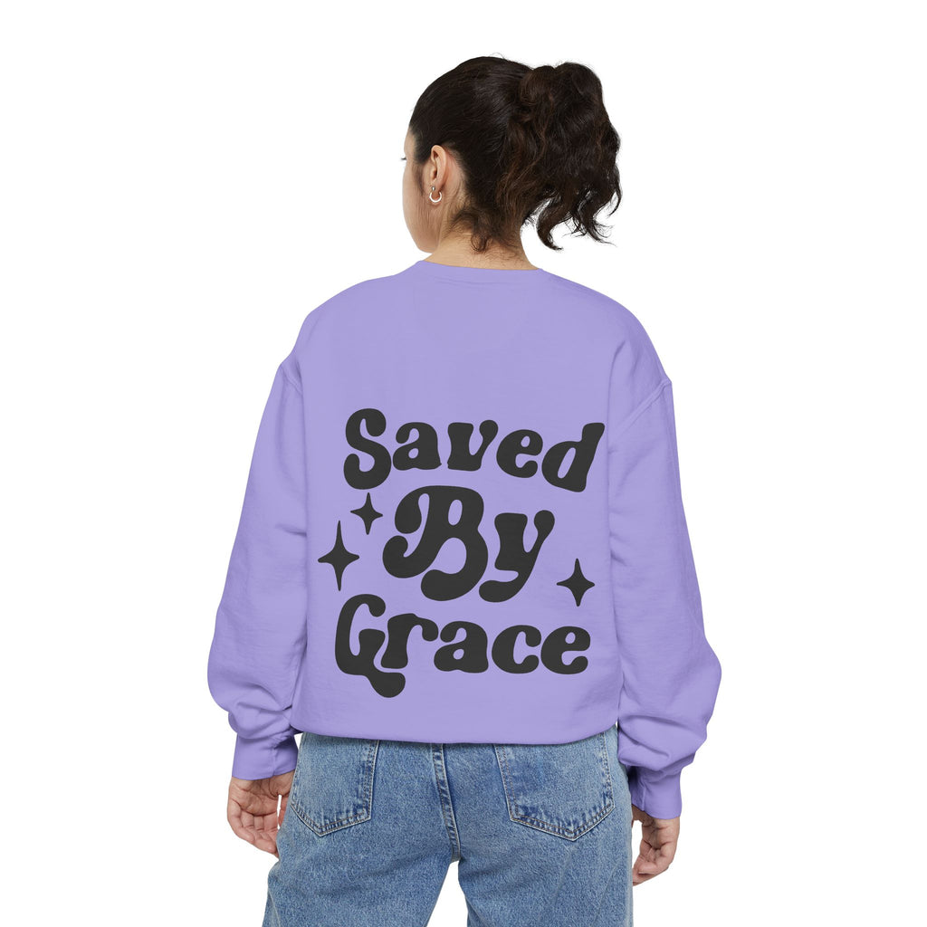 Saved By Grace Garment-Dyed Sweatshirt