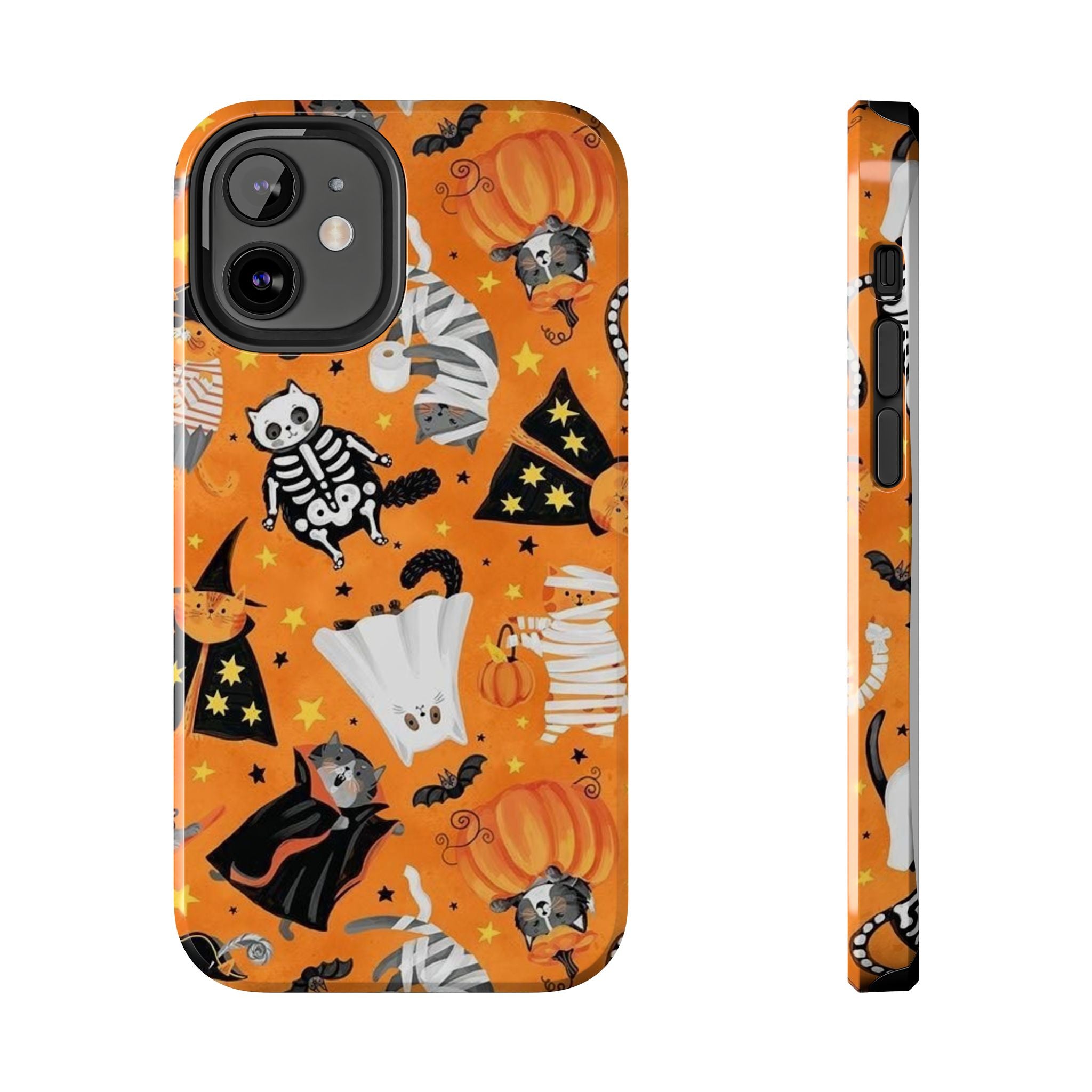 Spooky-Cat Halloween Tough Phone Case