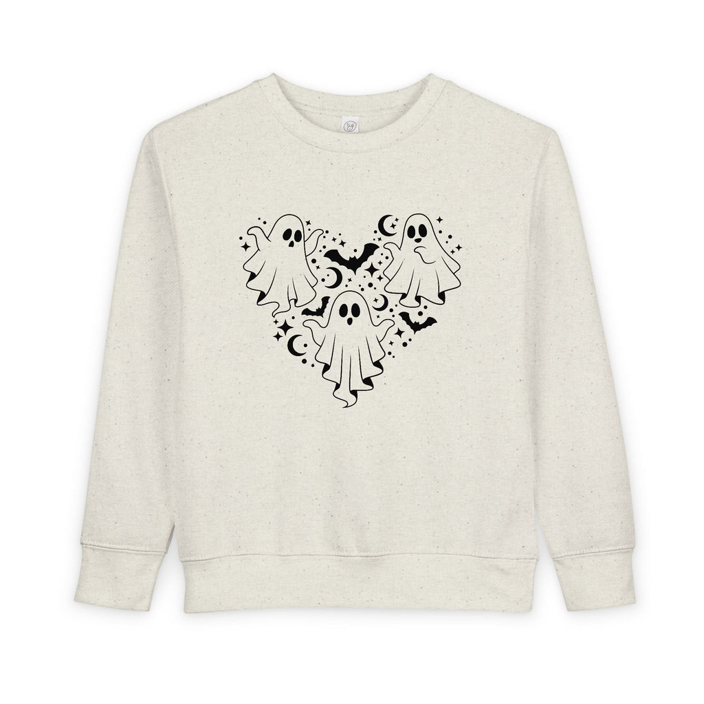 Adorable Ghost Print Toddler Sweatshirt | Cute Halloween Season Wear