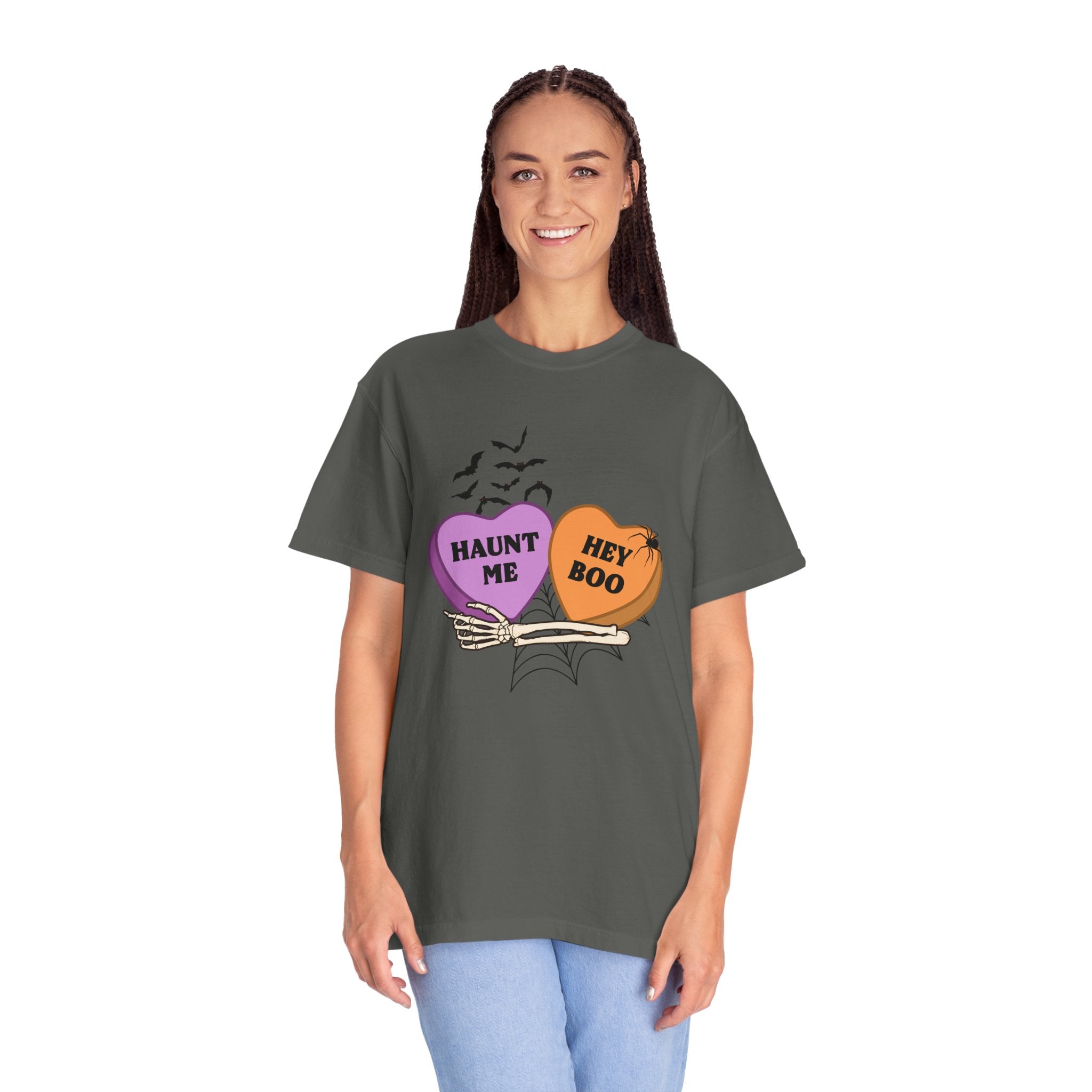 Comfort Color Halloween Candy Heart T-Shirt