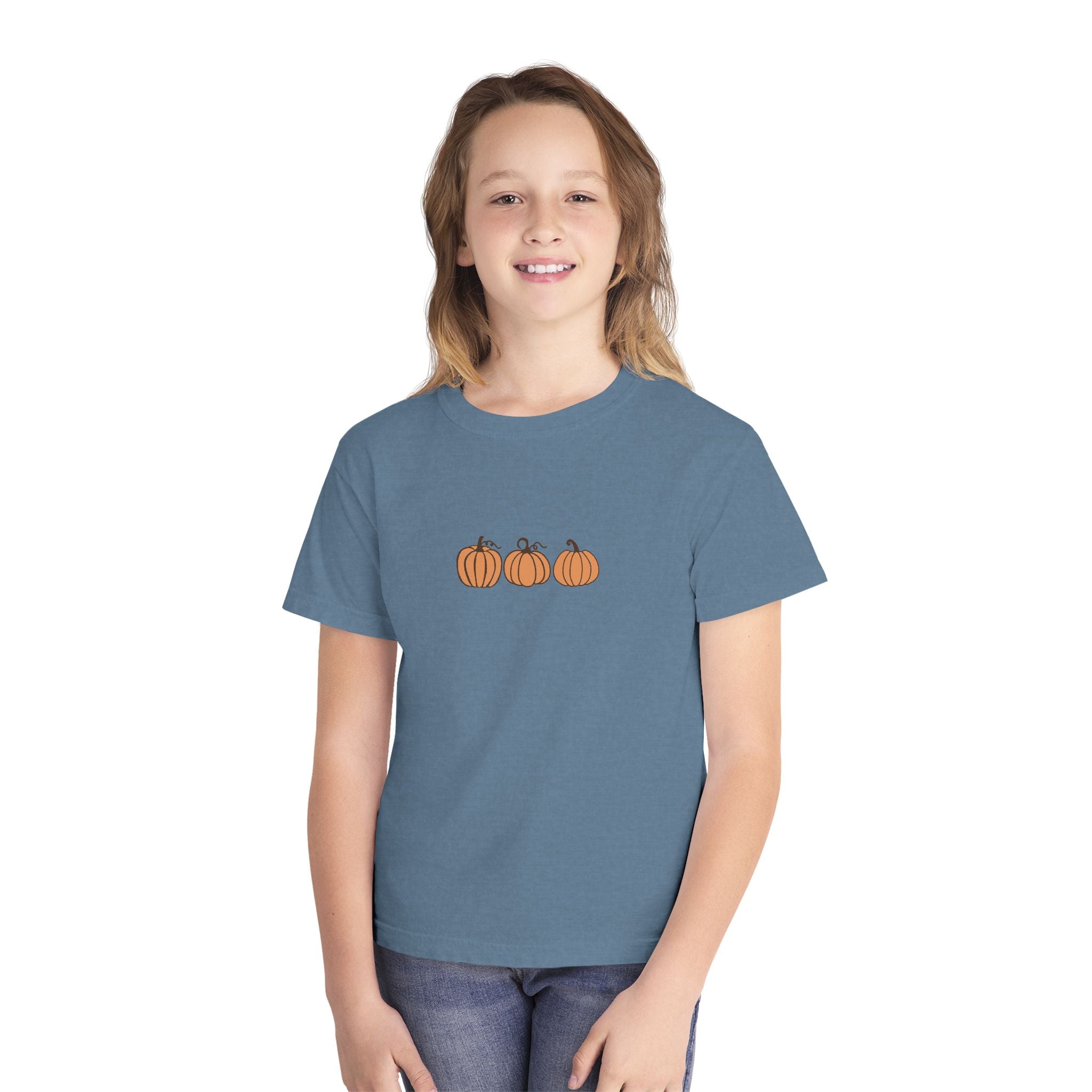 Youth Pumpkin Midweight Tee