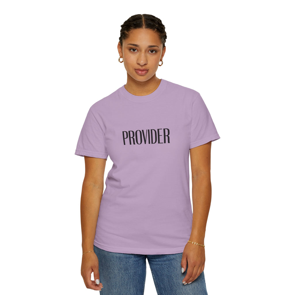 Provider Unisex Garment-Dyed T-shirt, Casual Tee