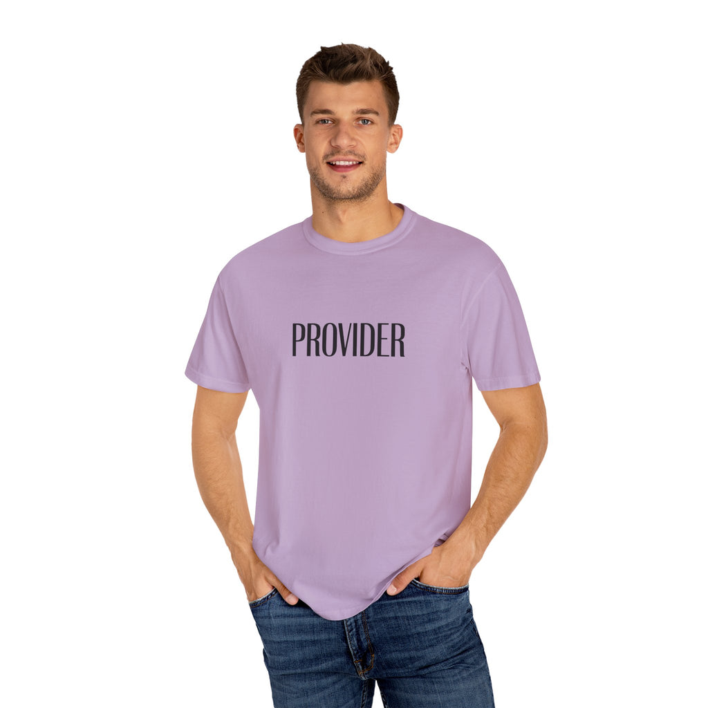 Provider Unisex Garment-Dyed T-shirt, Casual Tee