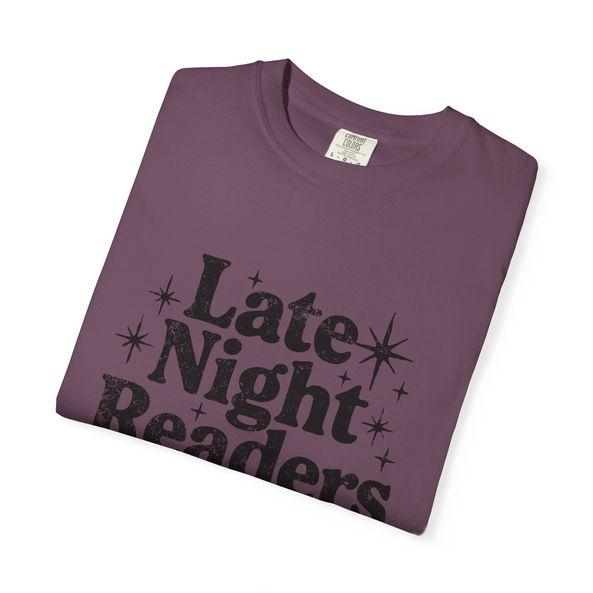 Late Night Readers Club Unisex T-Shirt | Cozy Book Lover's Tee for Night Owls, Perfect Gift for Readers & Bookworms