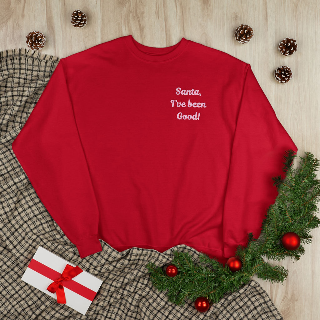 Festive Crewneck Sweatshirt -"Naughty & Nice"