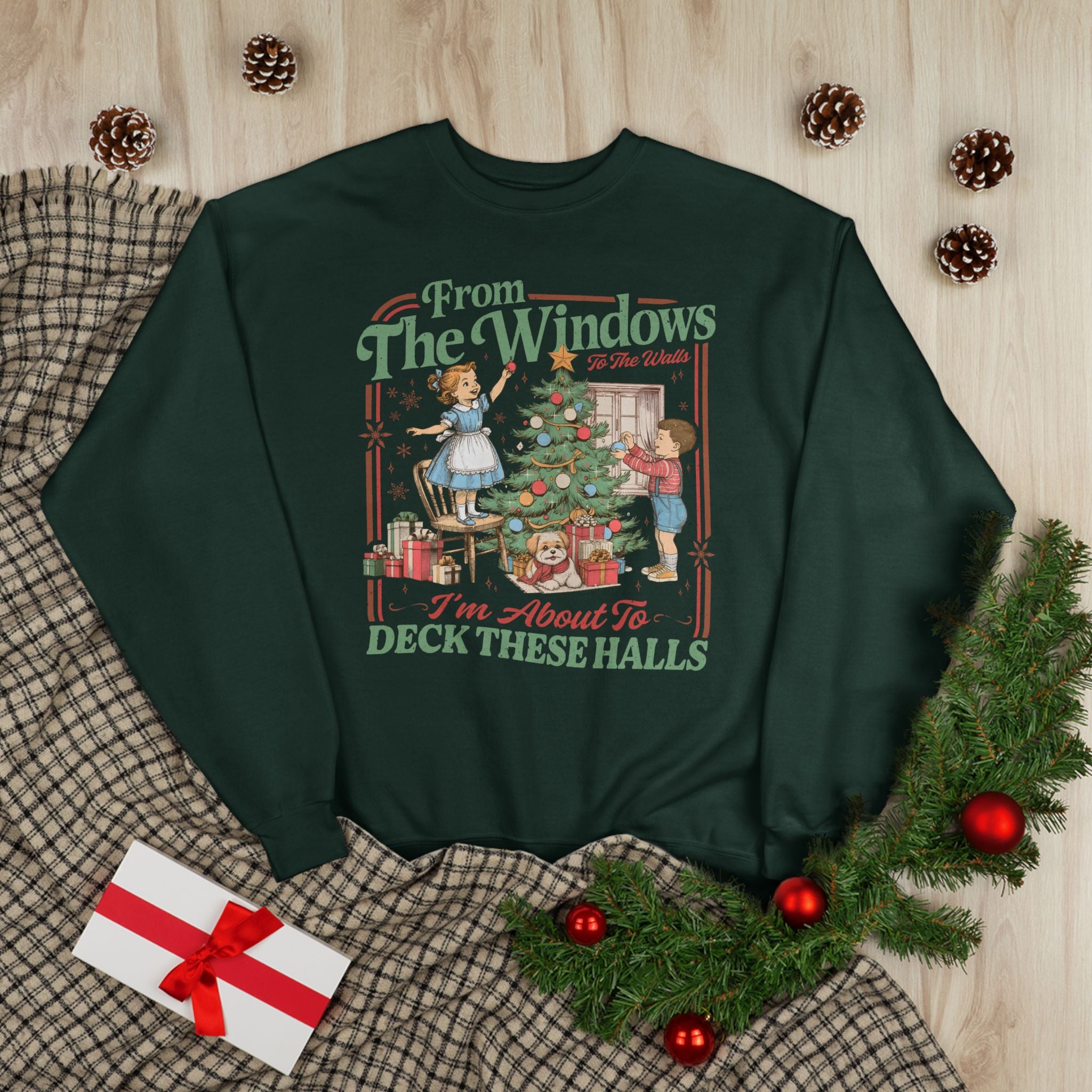 Christmas Sweatshirt – Vintage Holiday Crewneck