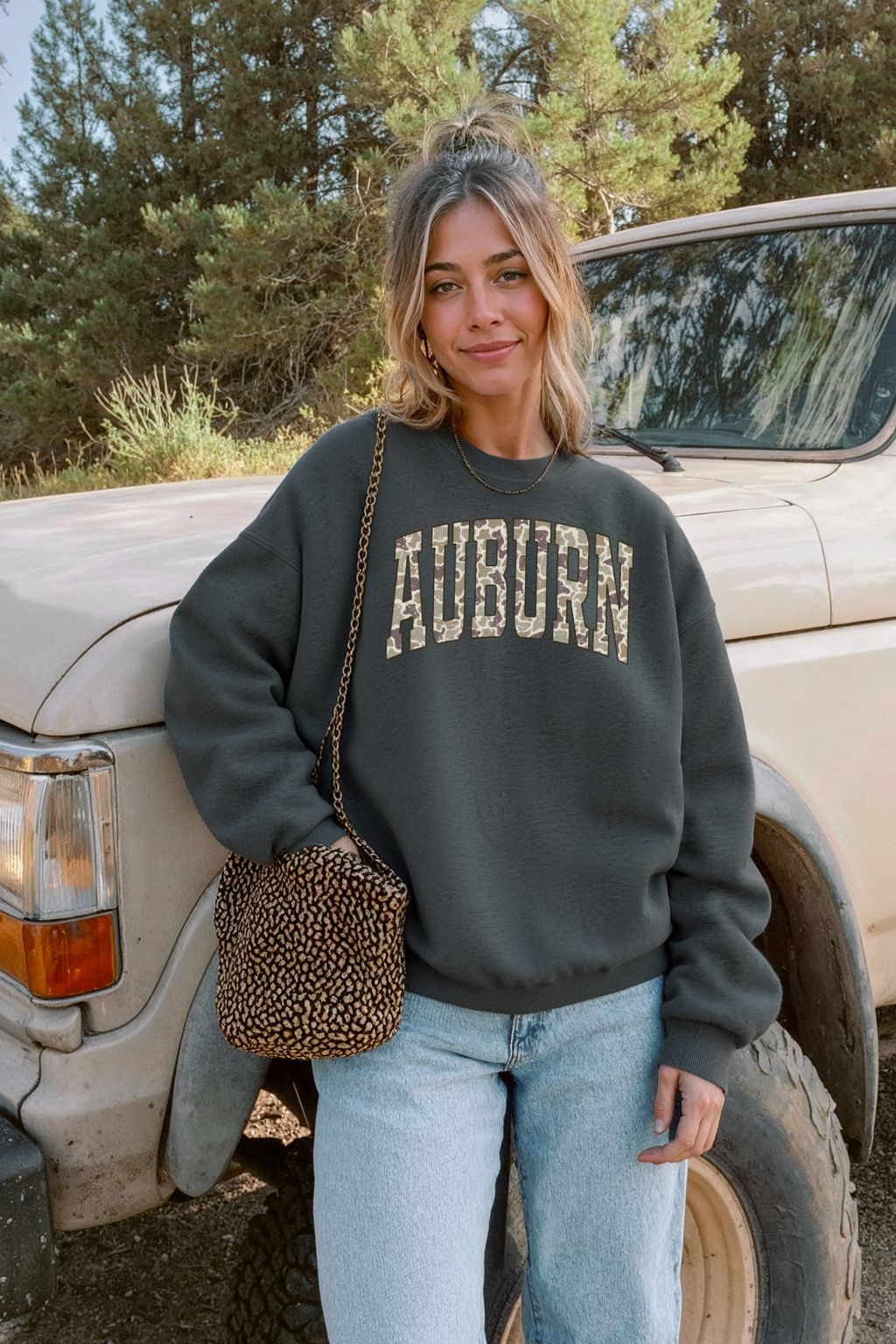 Camo Auburn Crewneck Sweatshirt