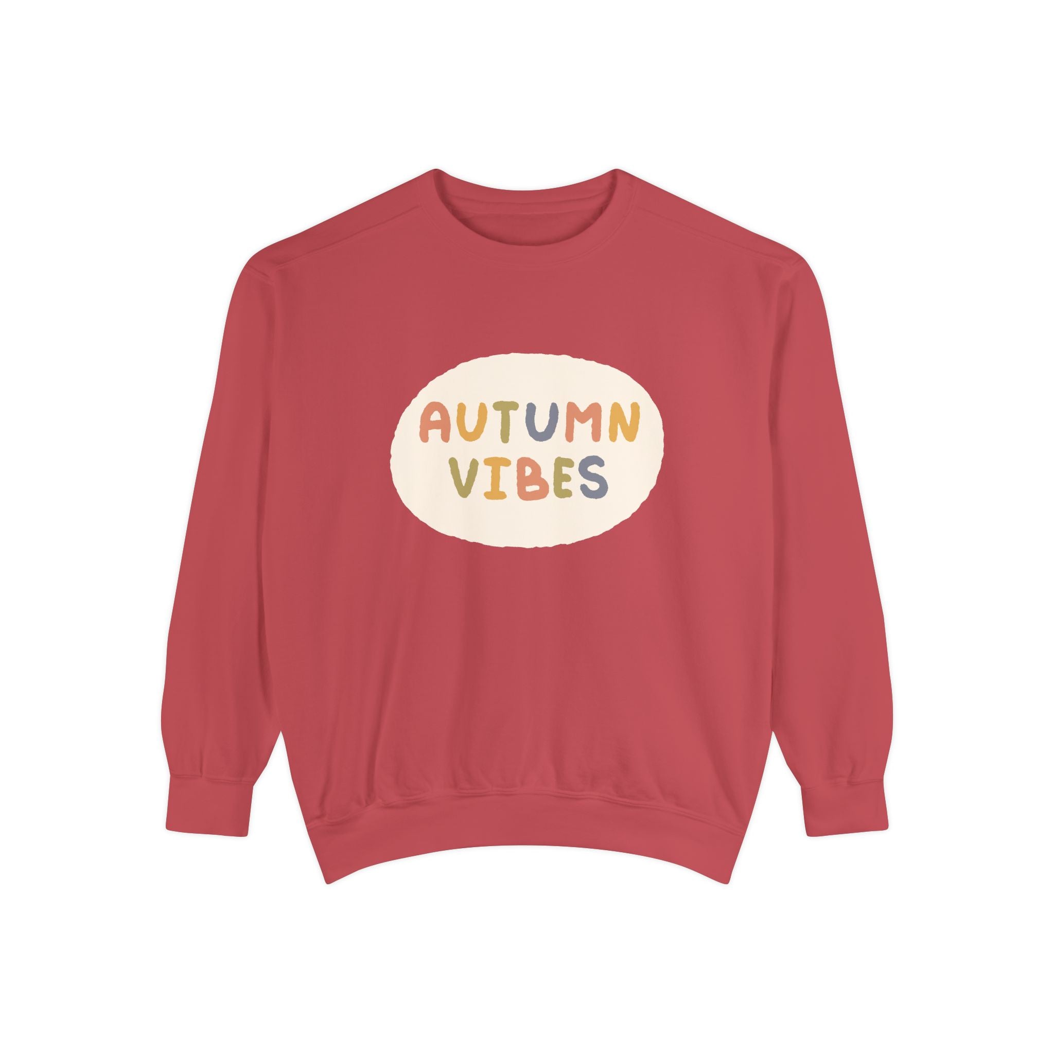 Unisex Autumn Vibes Garment-Dyed Sweatshirt