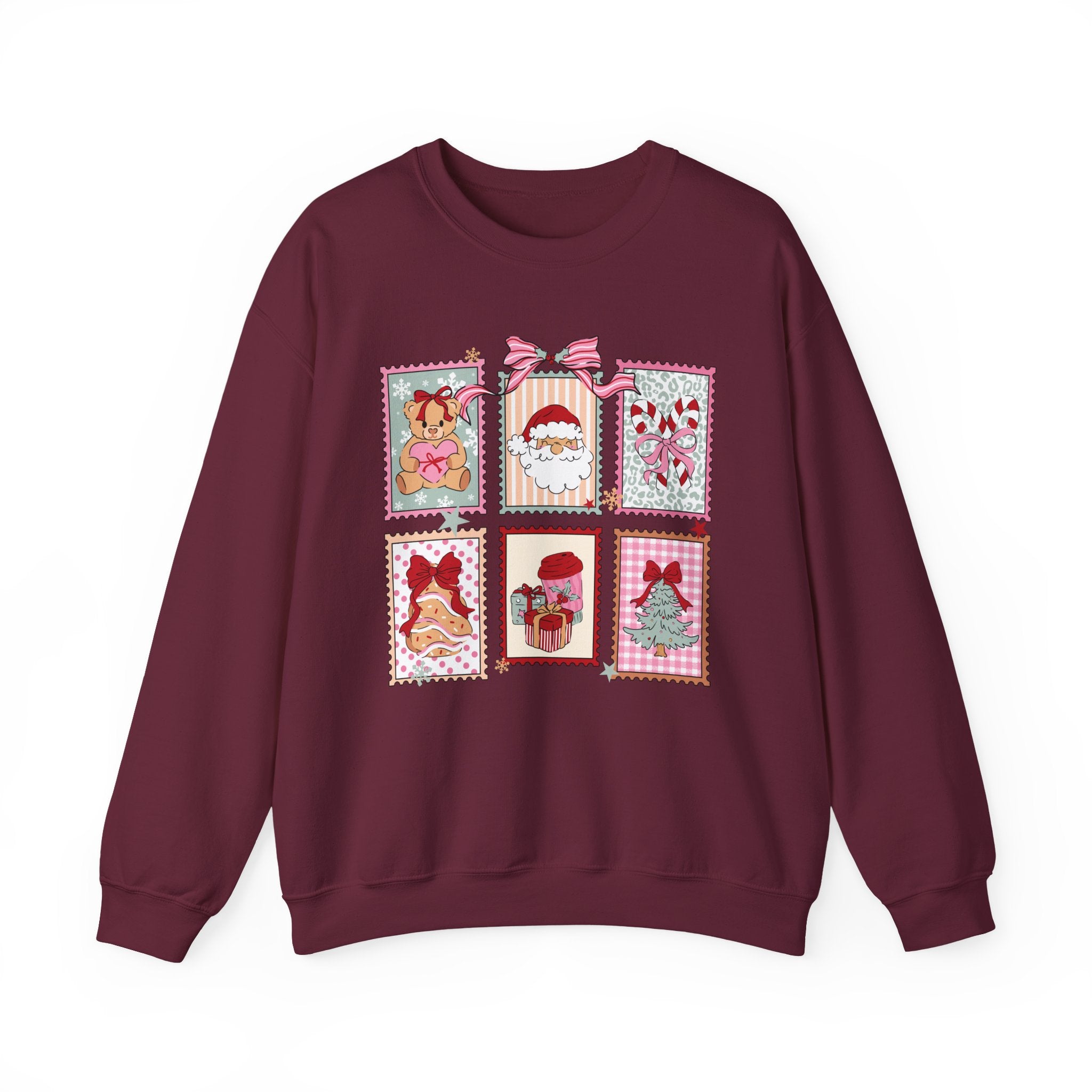 Christmas Stamp Crewneck Sweatshirt