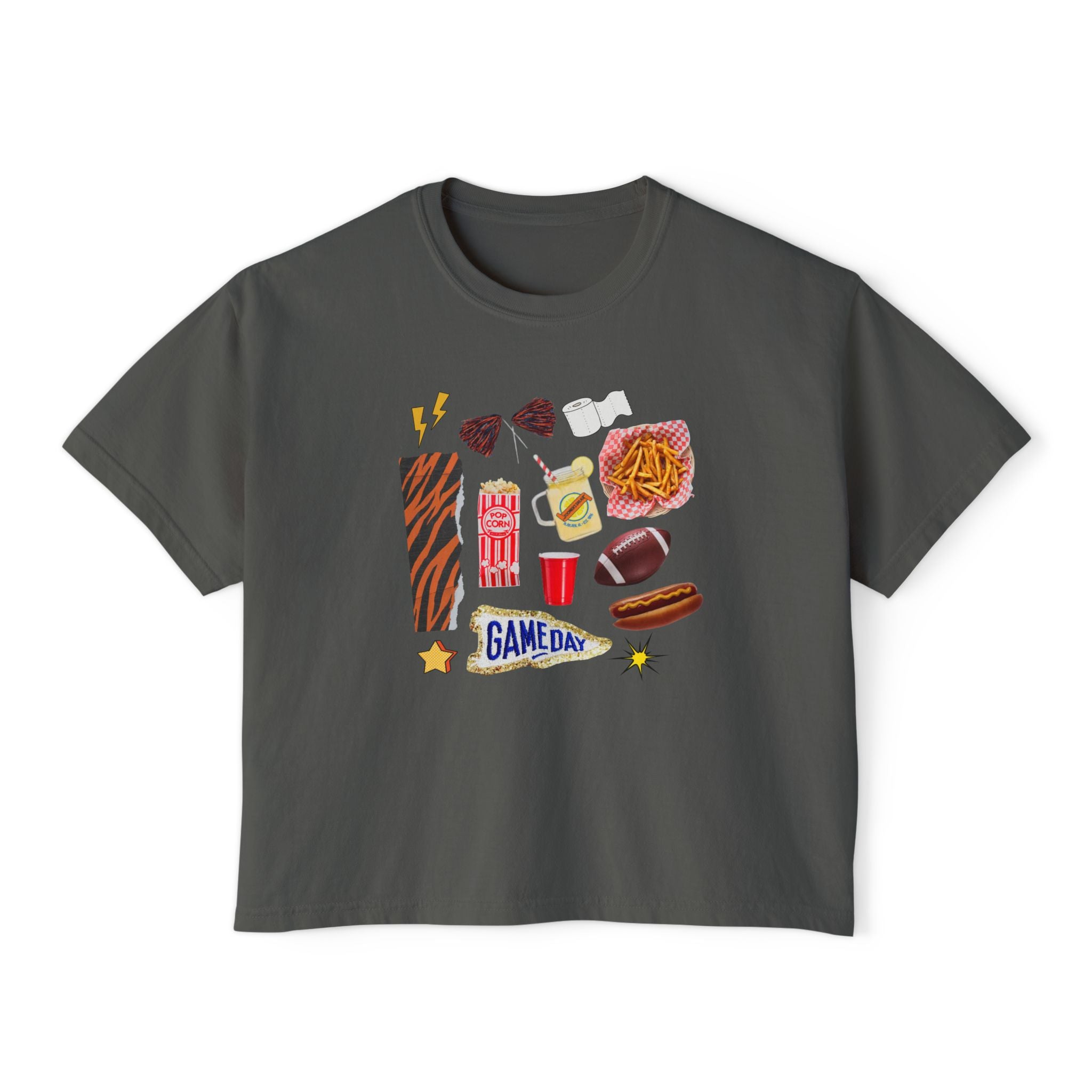 Game Day Charm Women's Boxy Tee