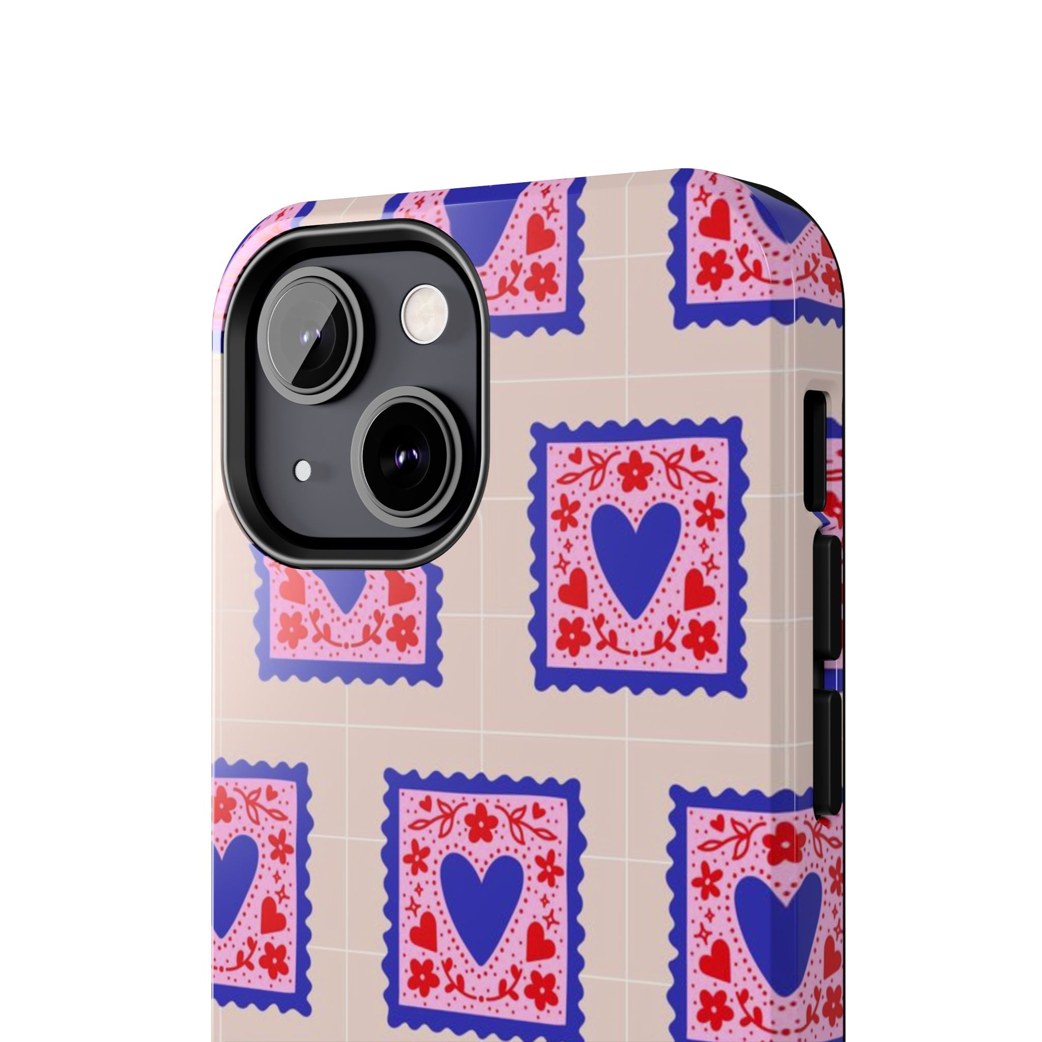 Heart Stamp Tough Phone Case