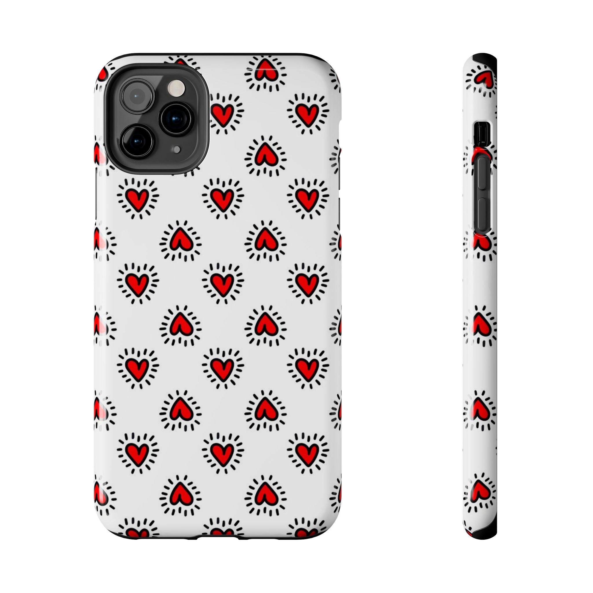 Heart Doodle Tough Phone Case