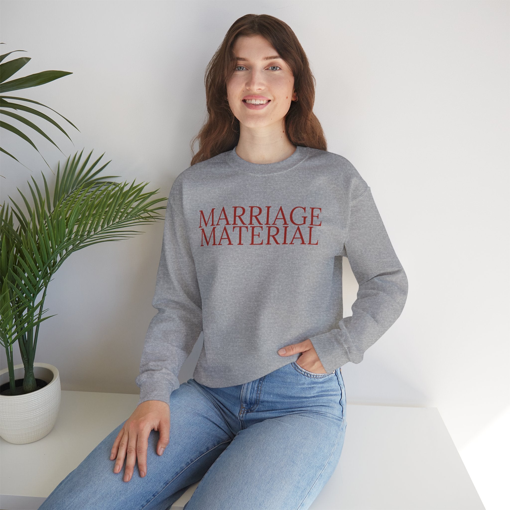 Marriage Material Crewneck Sweatshirt