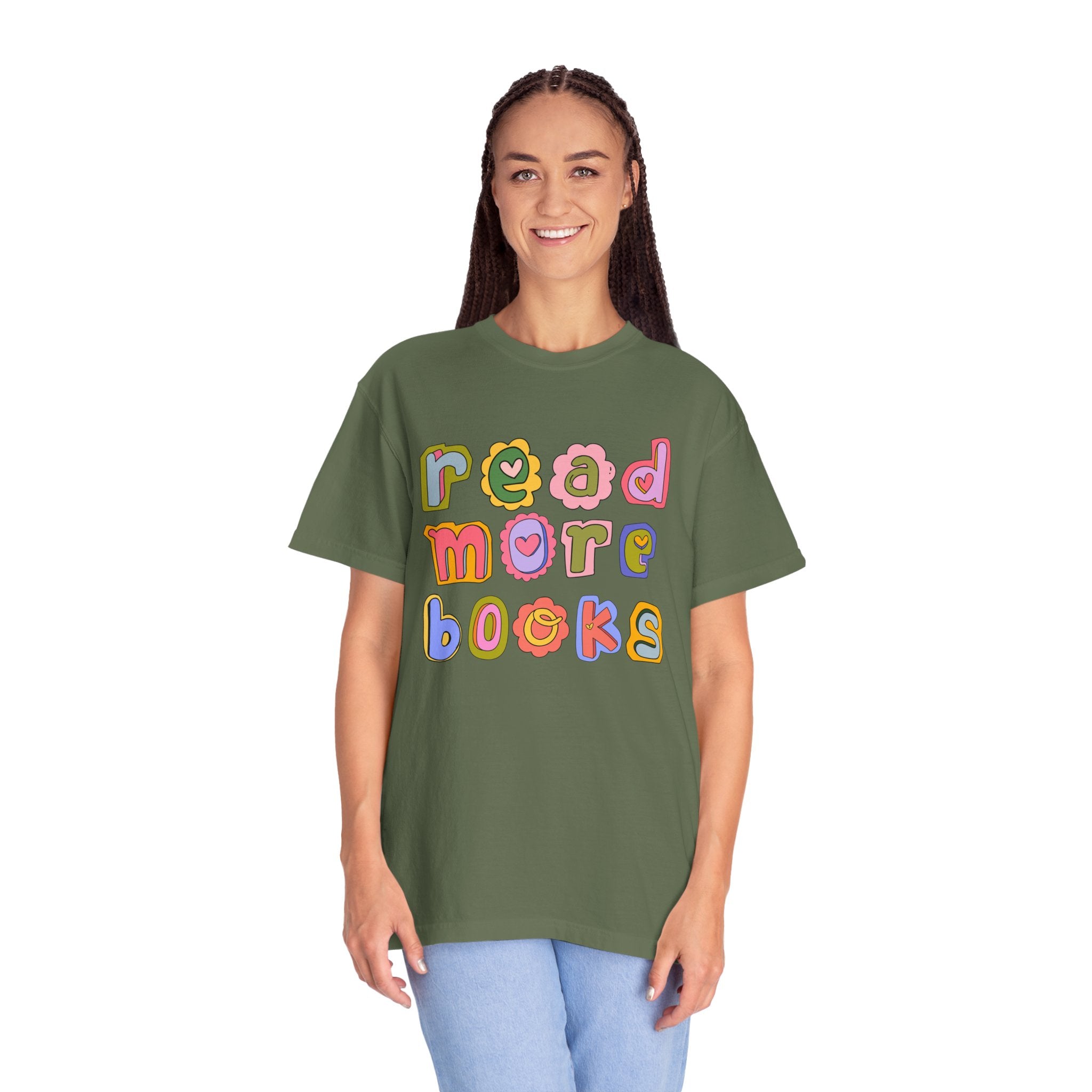 Colorful Read More Books T-Shirt