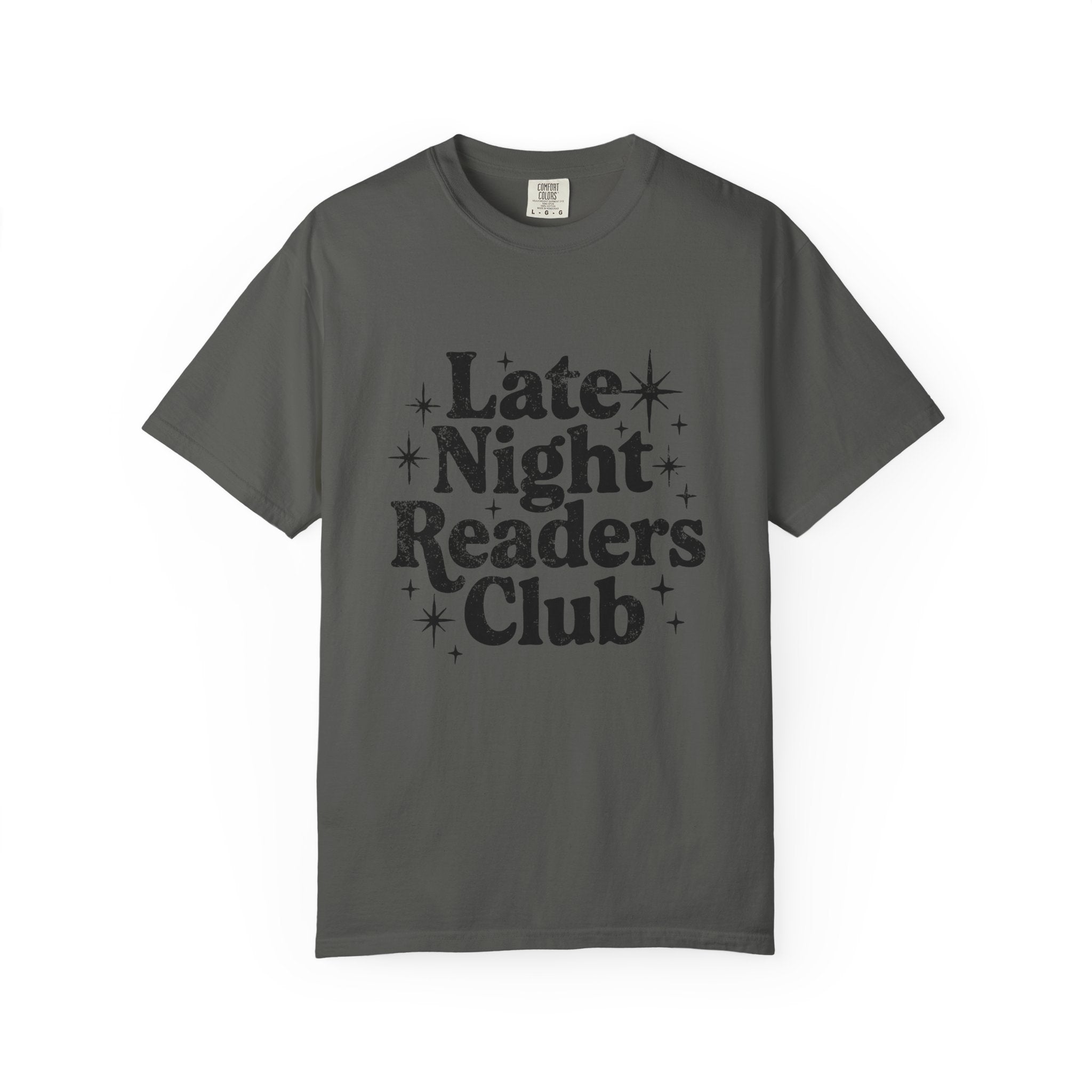 Late Night Readers Club Unisex T-Shirt | Cozy Book Lover's Tee for Night Owls, Perfect Gift for Readers & Bookworms