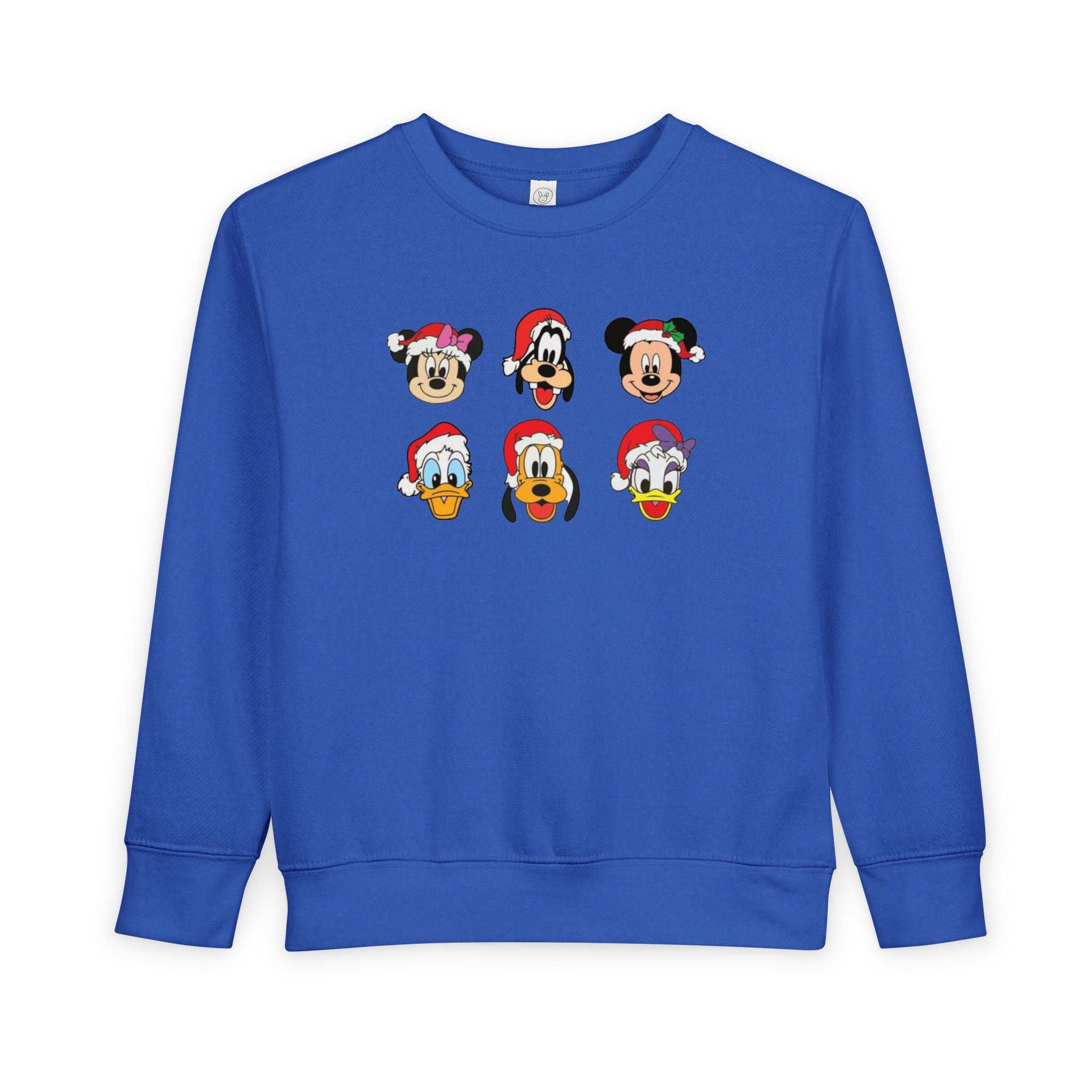 Toddler Sweatshirt - Cute Christmas Cartoon Characters