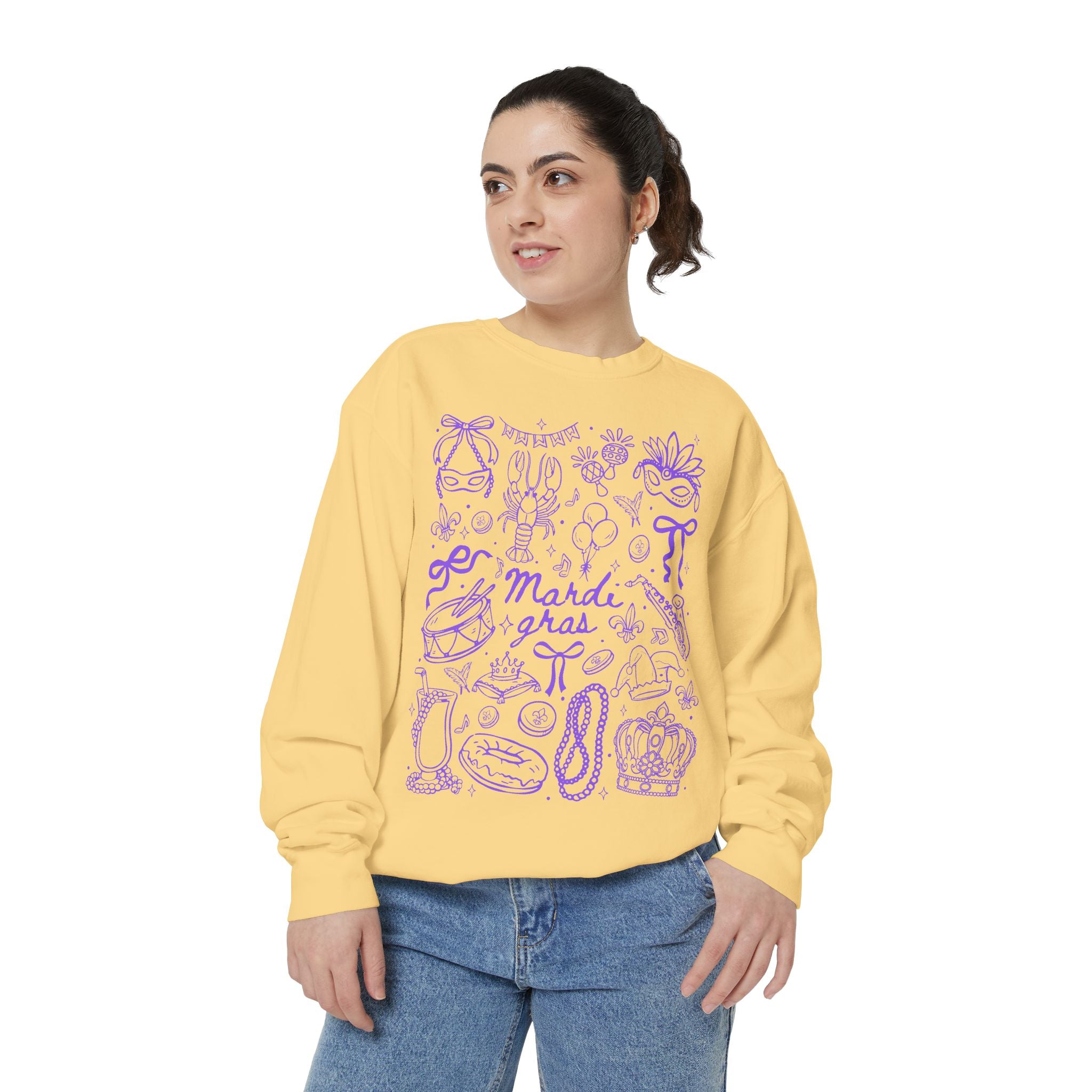 Mardi Gras Charm Sweatshirt