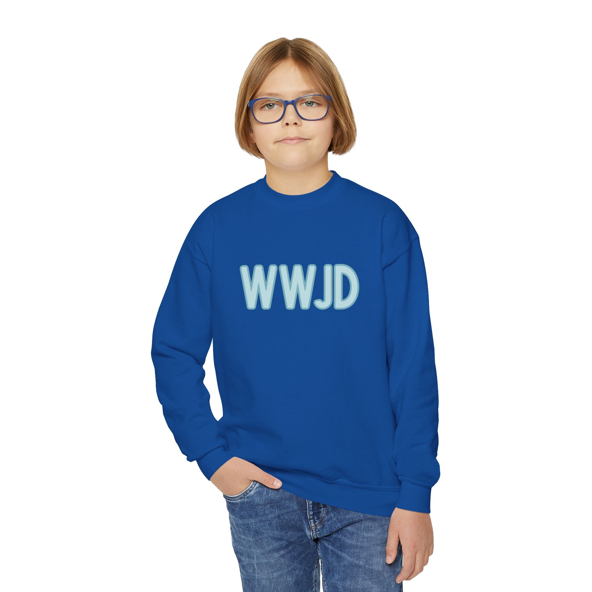 WWJD - Youth Crewneck Sweatshirt