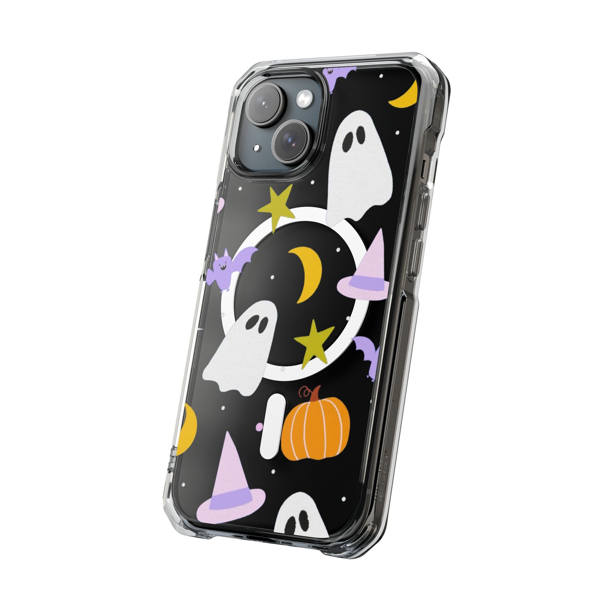 Ghost Transparent Background Magnetic Clear Impact Case