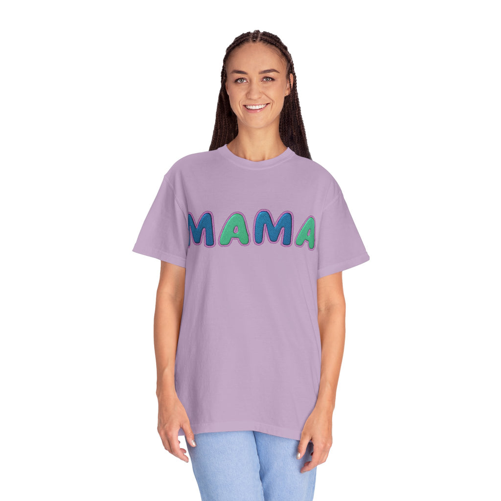 Mama T-Shirt, Garment-Dyed Top for Moms