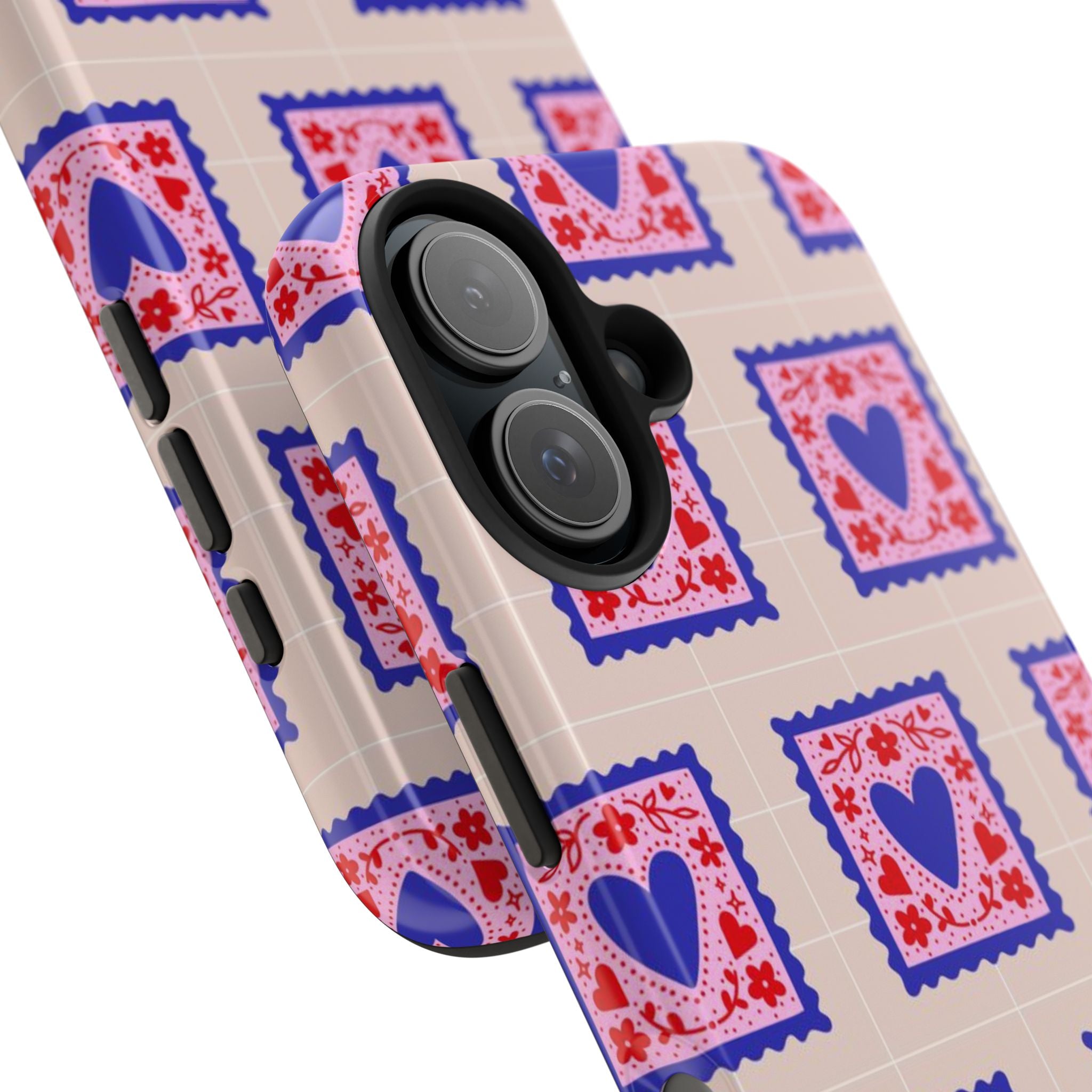 Heart Stamp Tough Phone Case