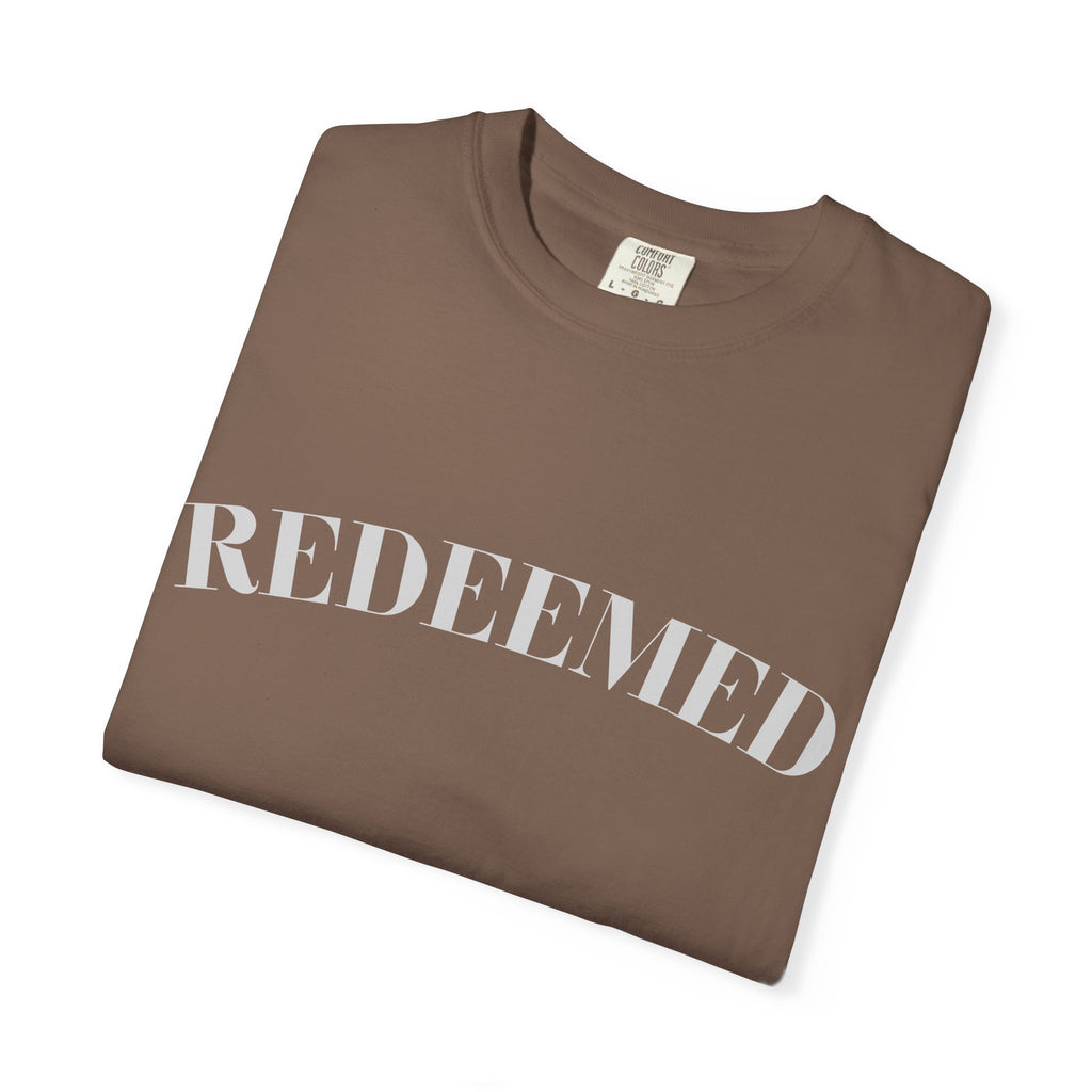 Redeemed Garment-Dyed T-Shirt, Christian Apparel