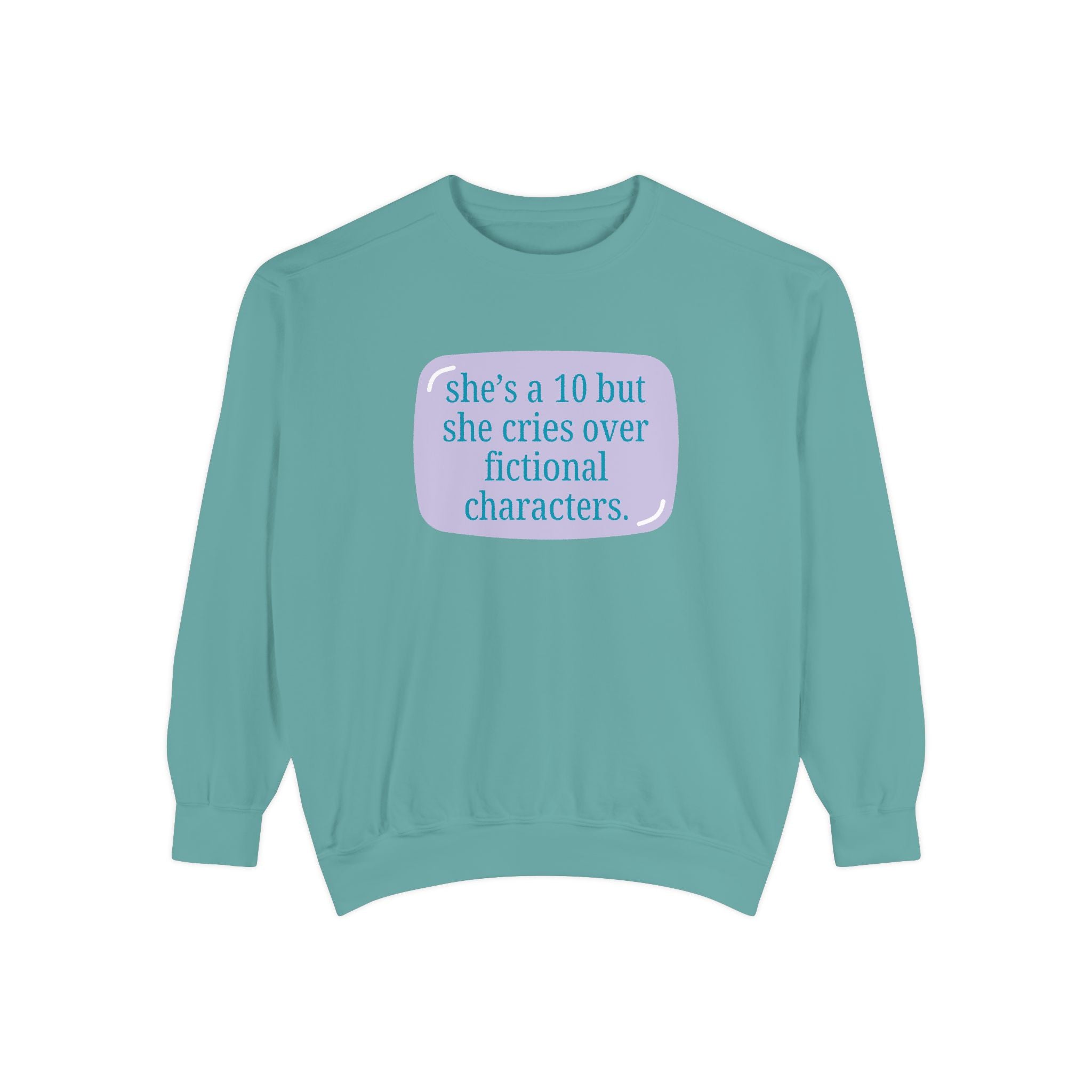 Book Girl Garment-Dyed Sweatshirt