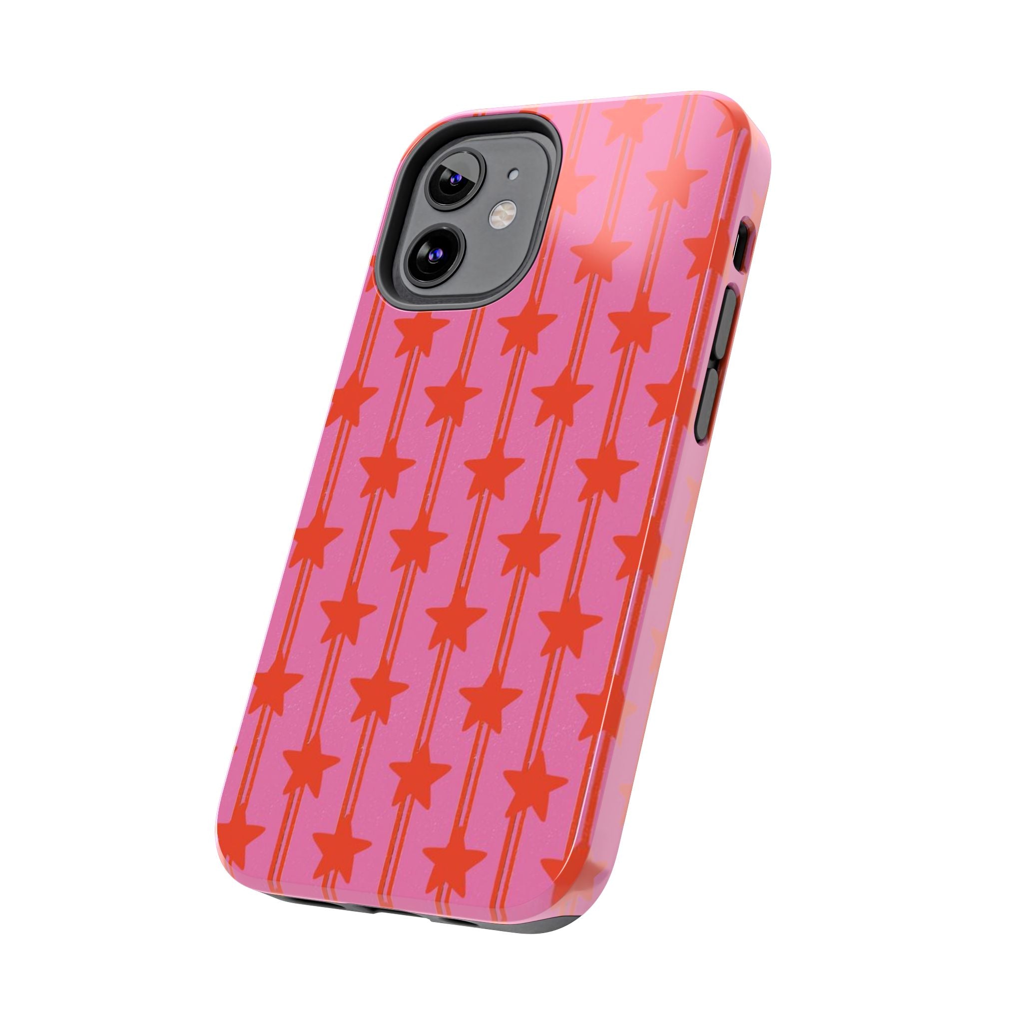 Pink Star Stripe Tough Phone Case