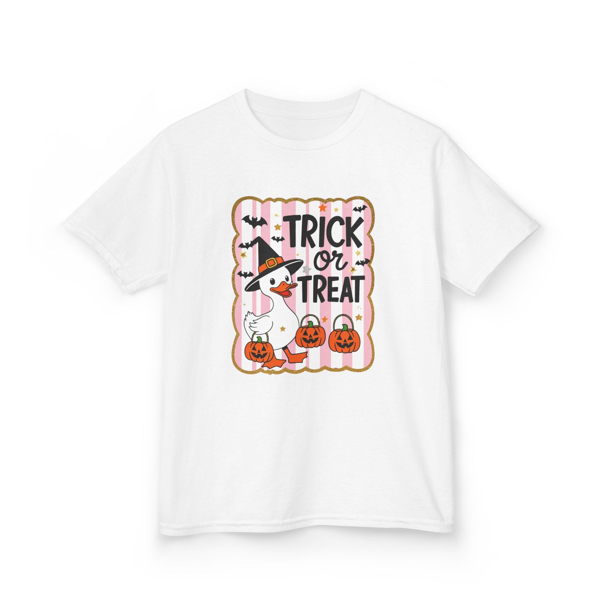 Halloween Trick or Treat Goose Girls Tee