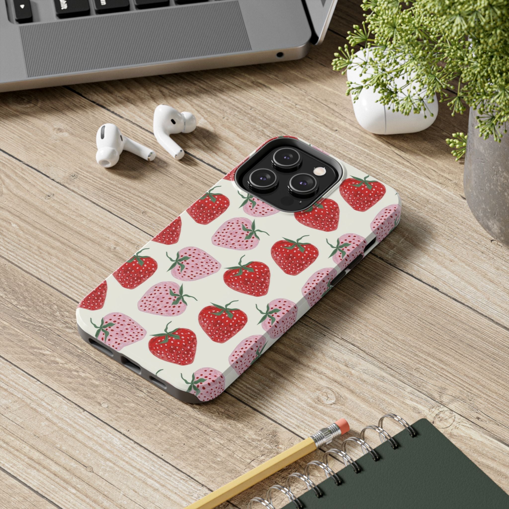 Strawberry Tough Phone Cases