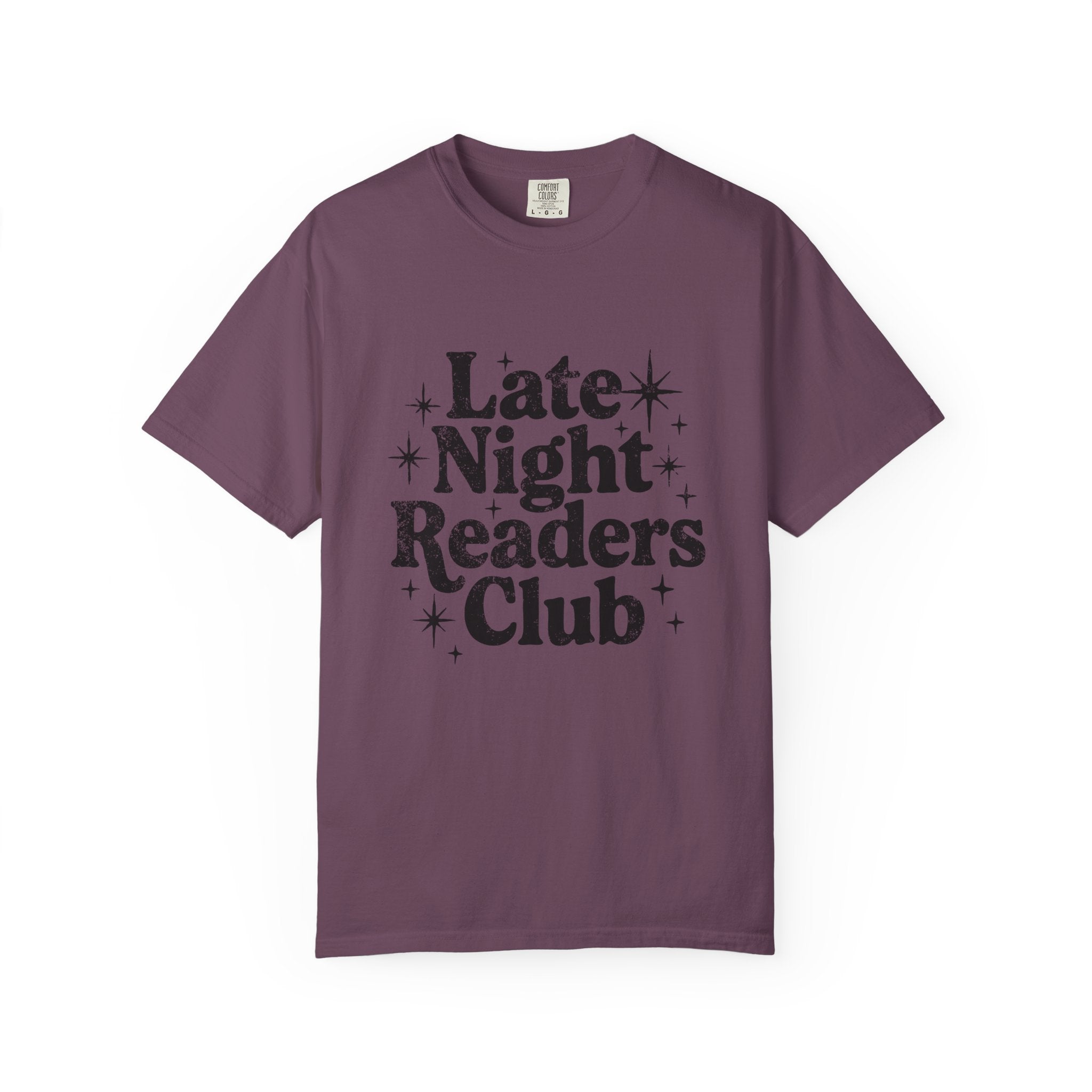 Late Night Readers Club Unisex T-Shirt | Cozy Book Lover's Tee for Night Owls, Perfect Gift for Readers & Bookworms