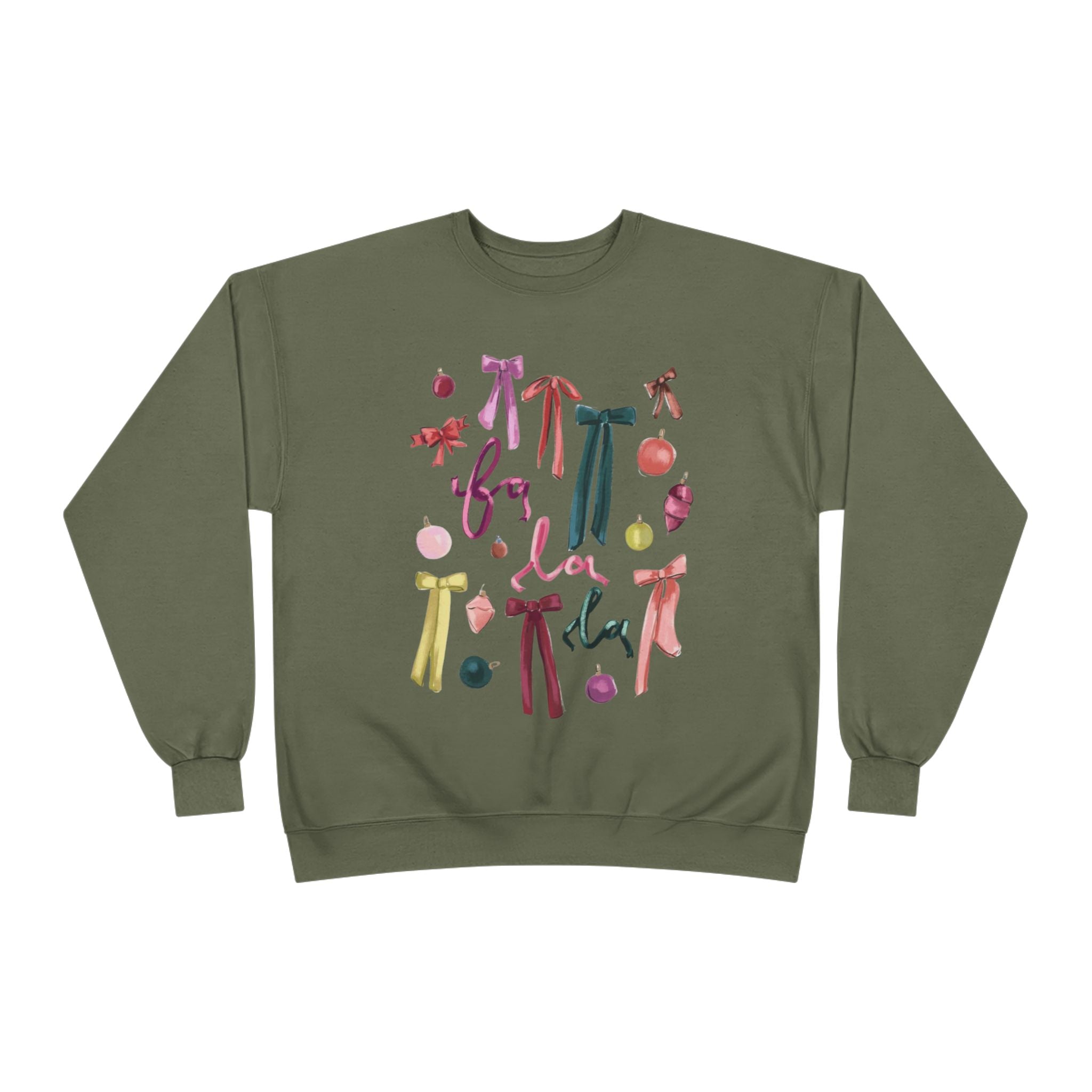 Festive Eco-Friendly Crewneck Sweatshirt