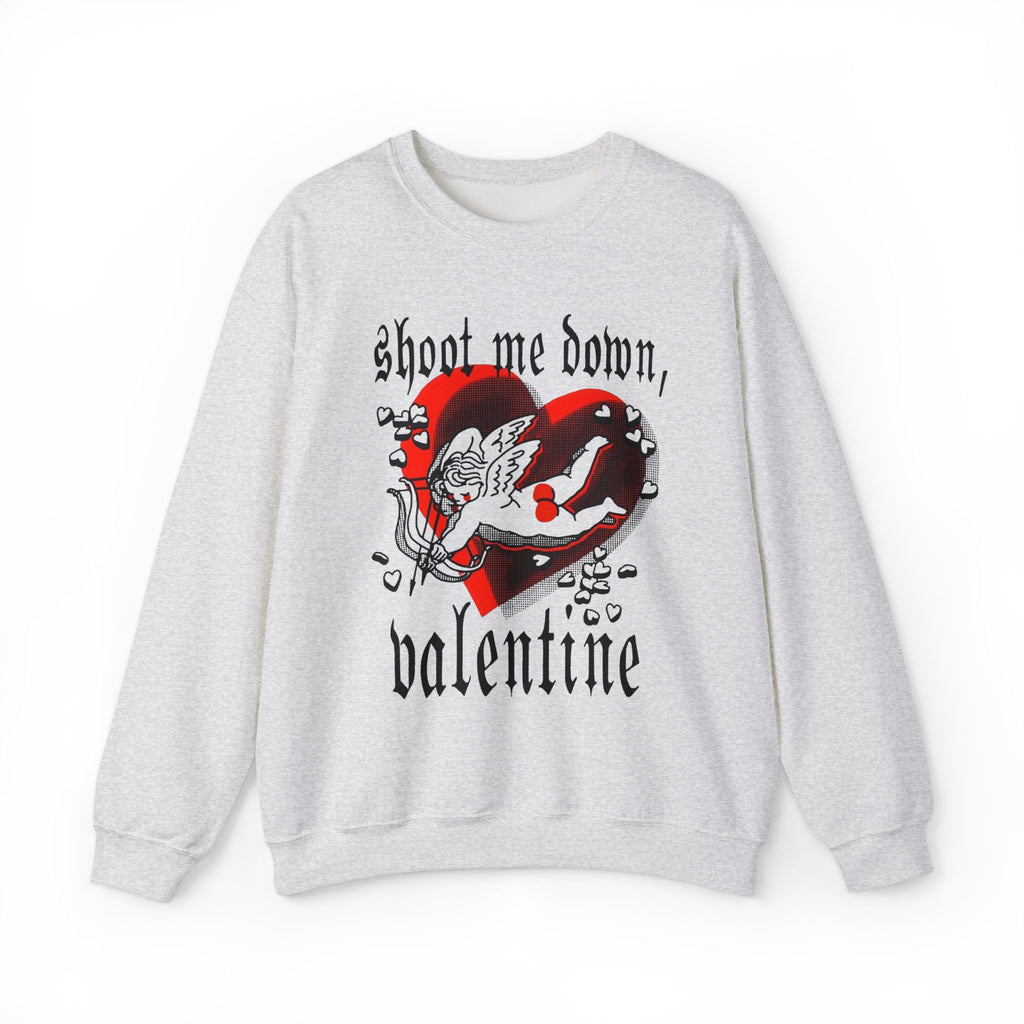 Edgy Gothic Valentine Crewneck
