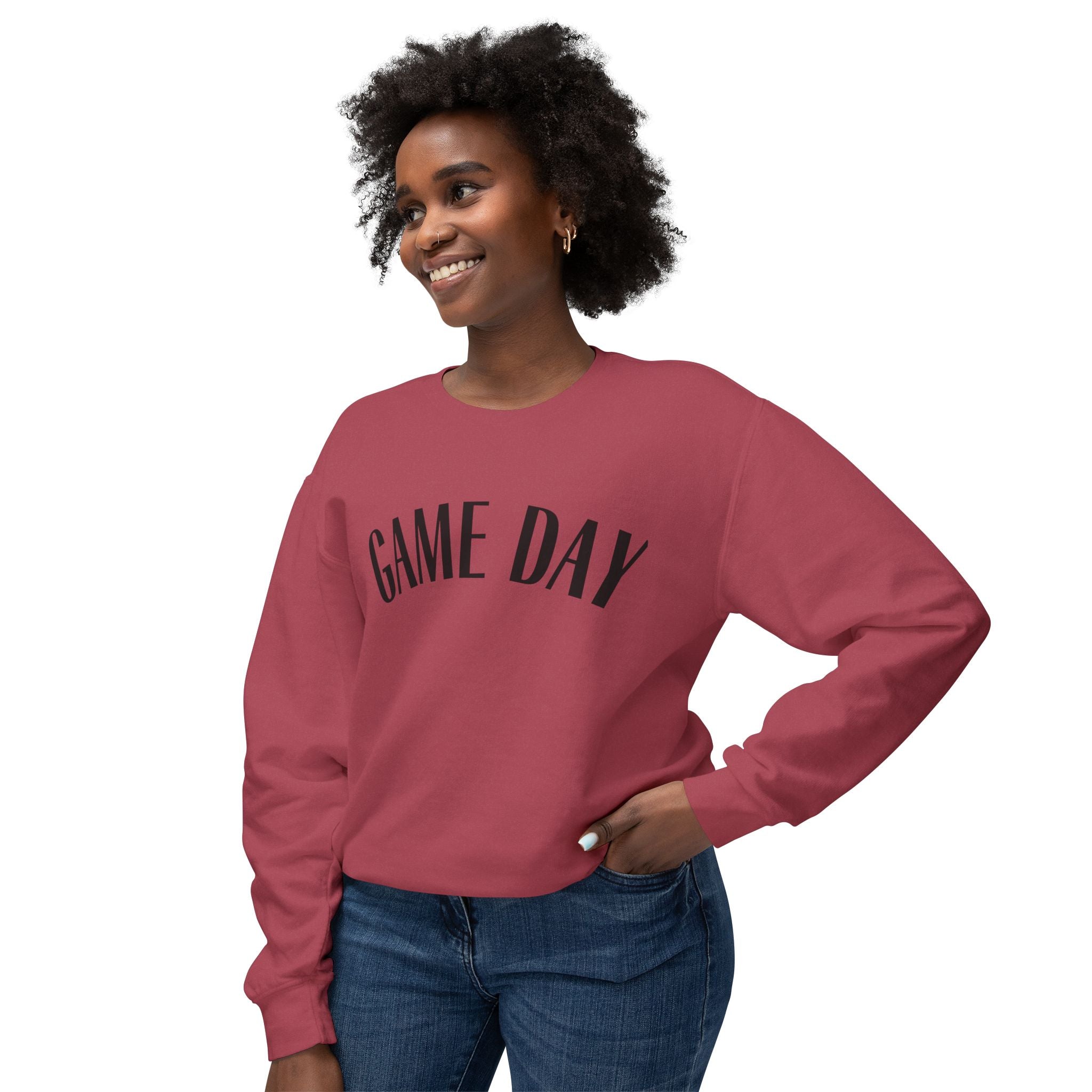 Game Day Unisex Lightweight Crewneck Sweatshirt