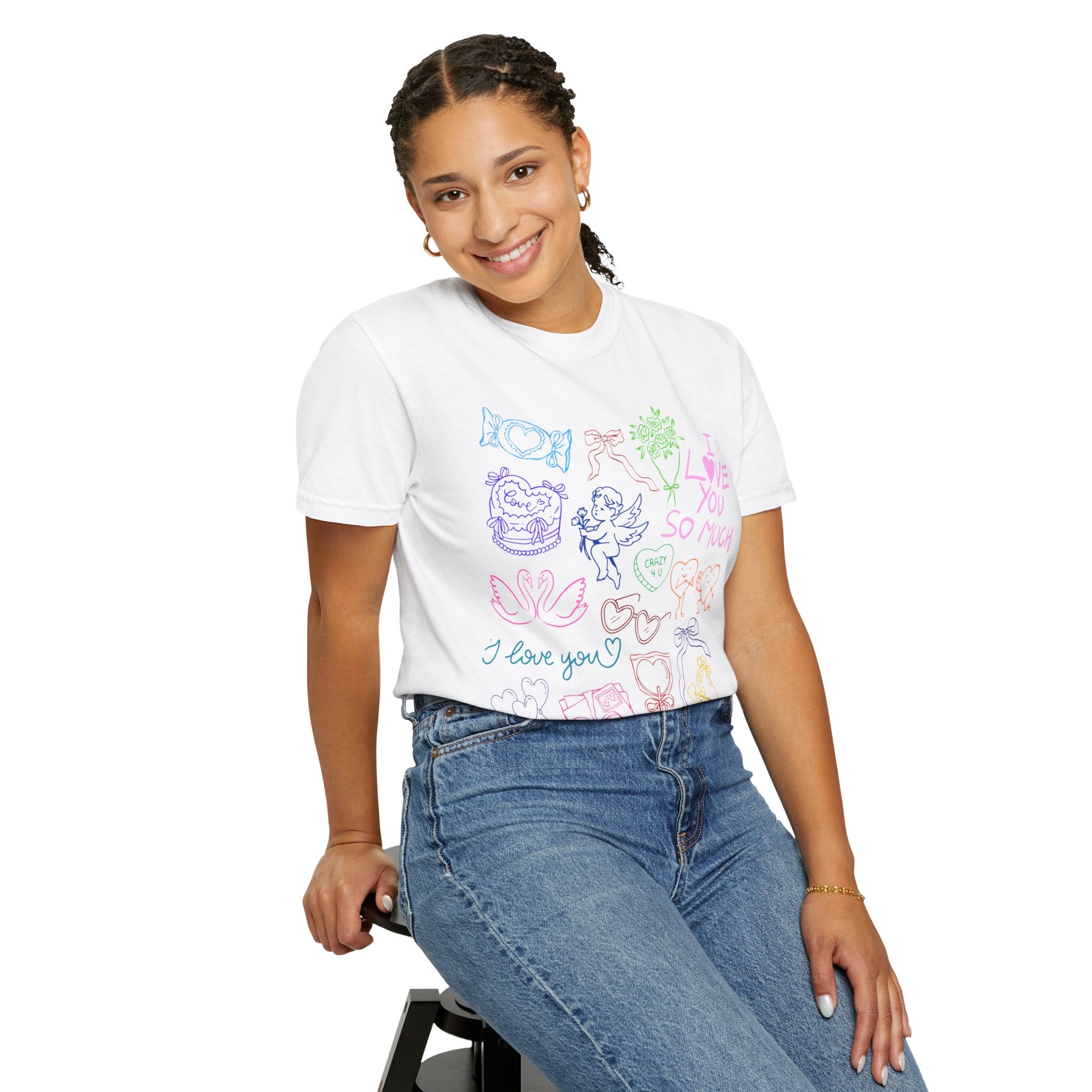Valentine Doodle Tee