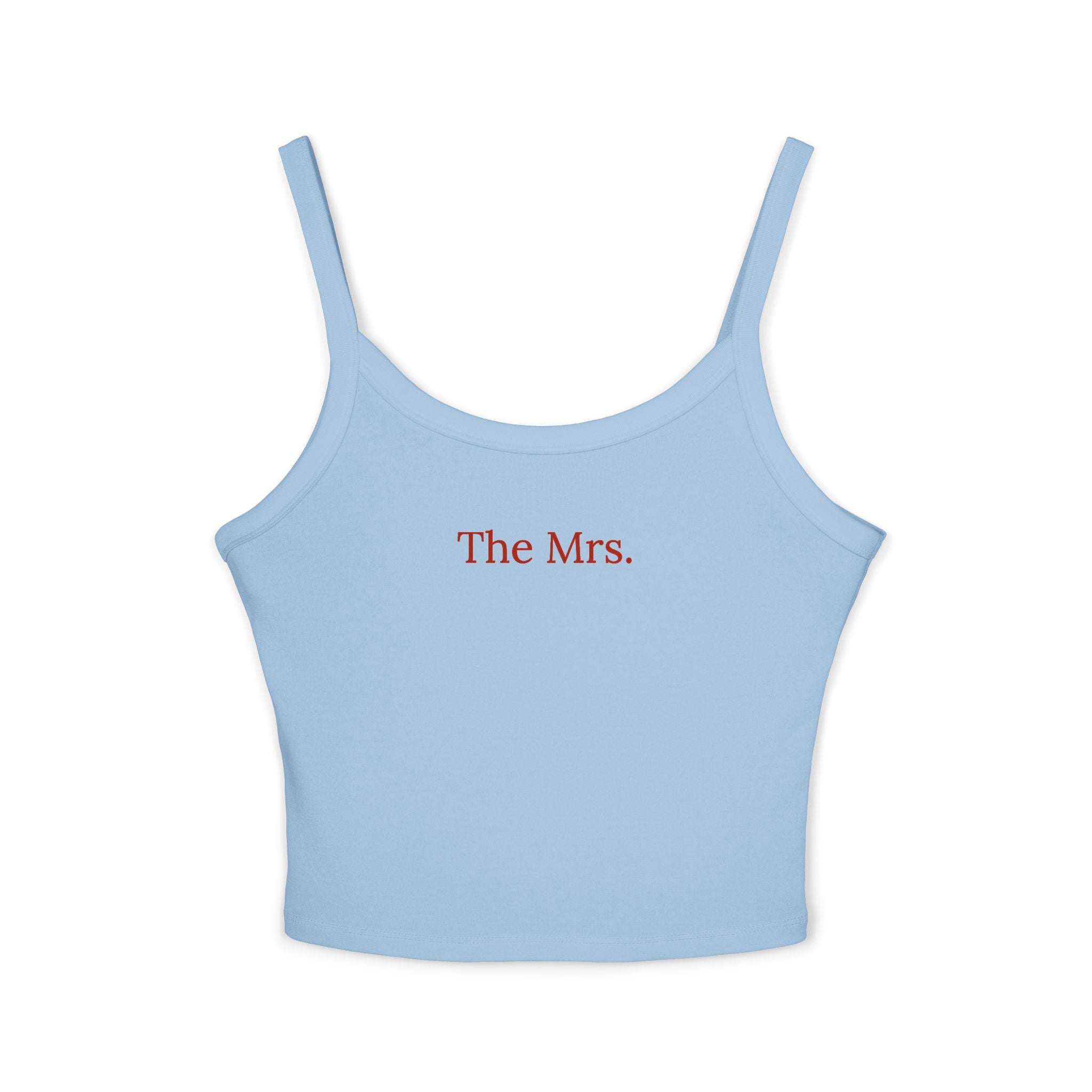 Mrs. Spaghetti Strap Tank Top