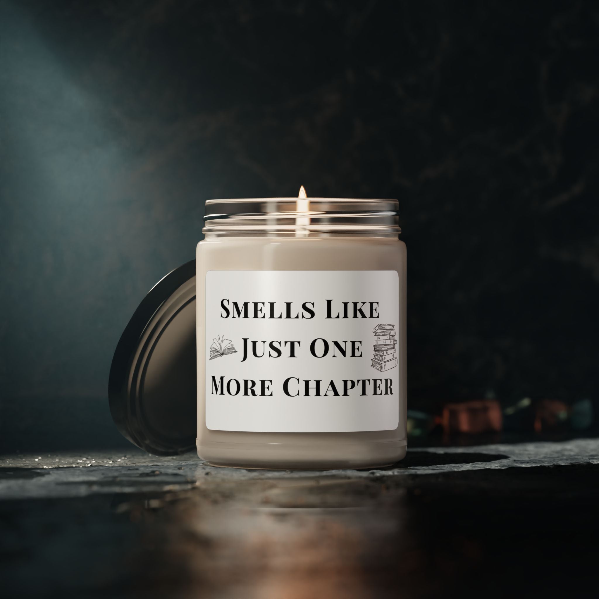 Scented Soy Candle - Smells Like Just One More Chapter | Relaxing Home Decor